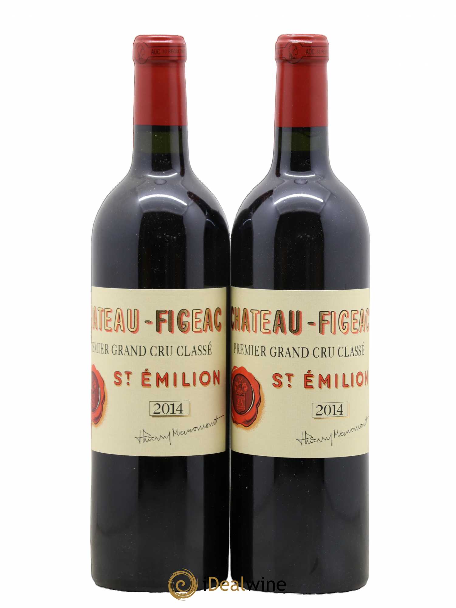 Château Figeac 1er Grand Cru Classé A 2014 - Lot de 2 bouteilles - 0