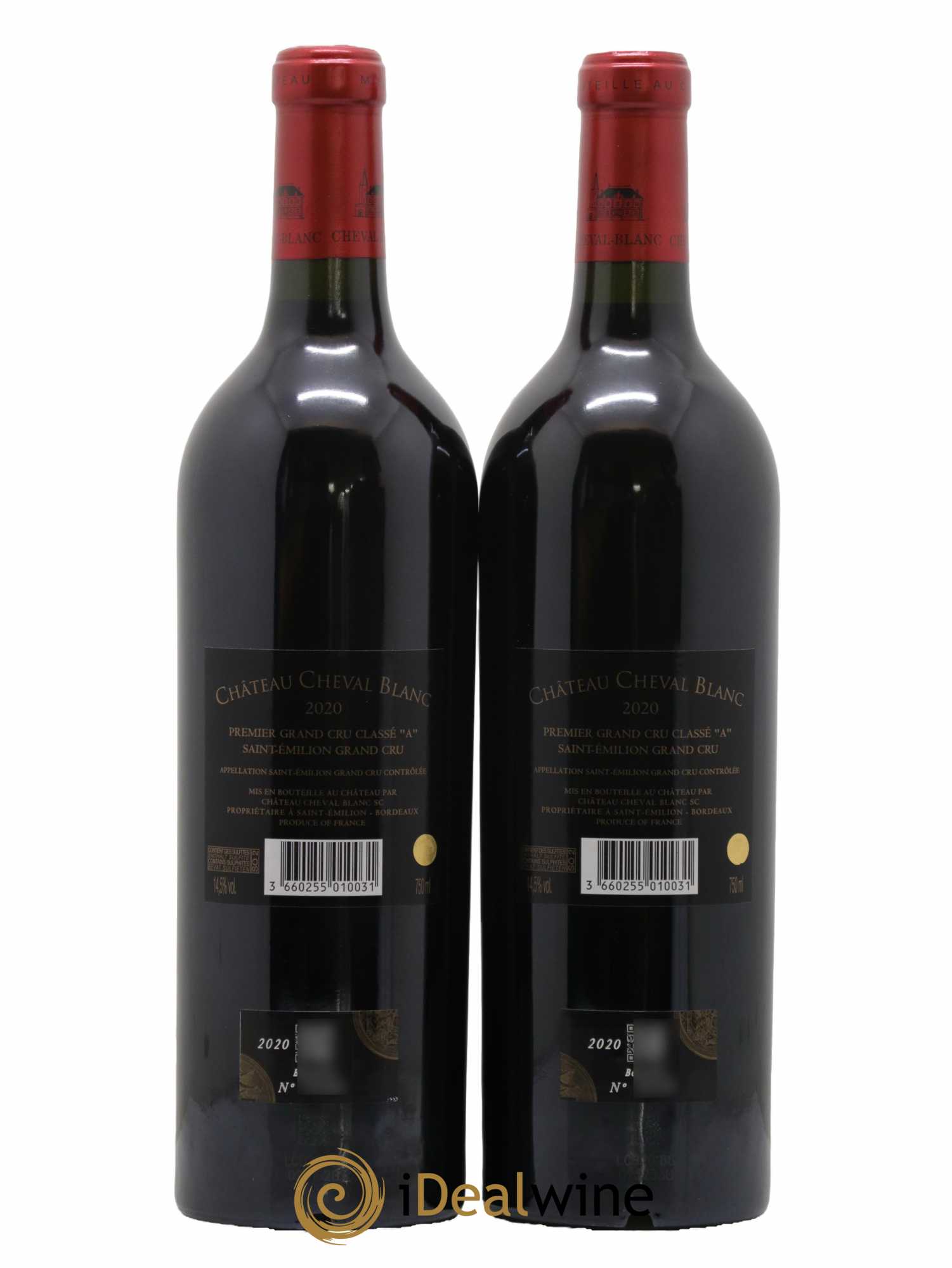 Château Cheval Blanc 1er Grand Cru Classé A 2020 - Lot de 2 bouteilles - 1