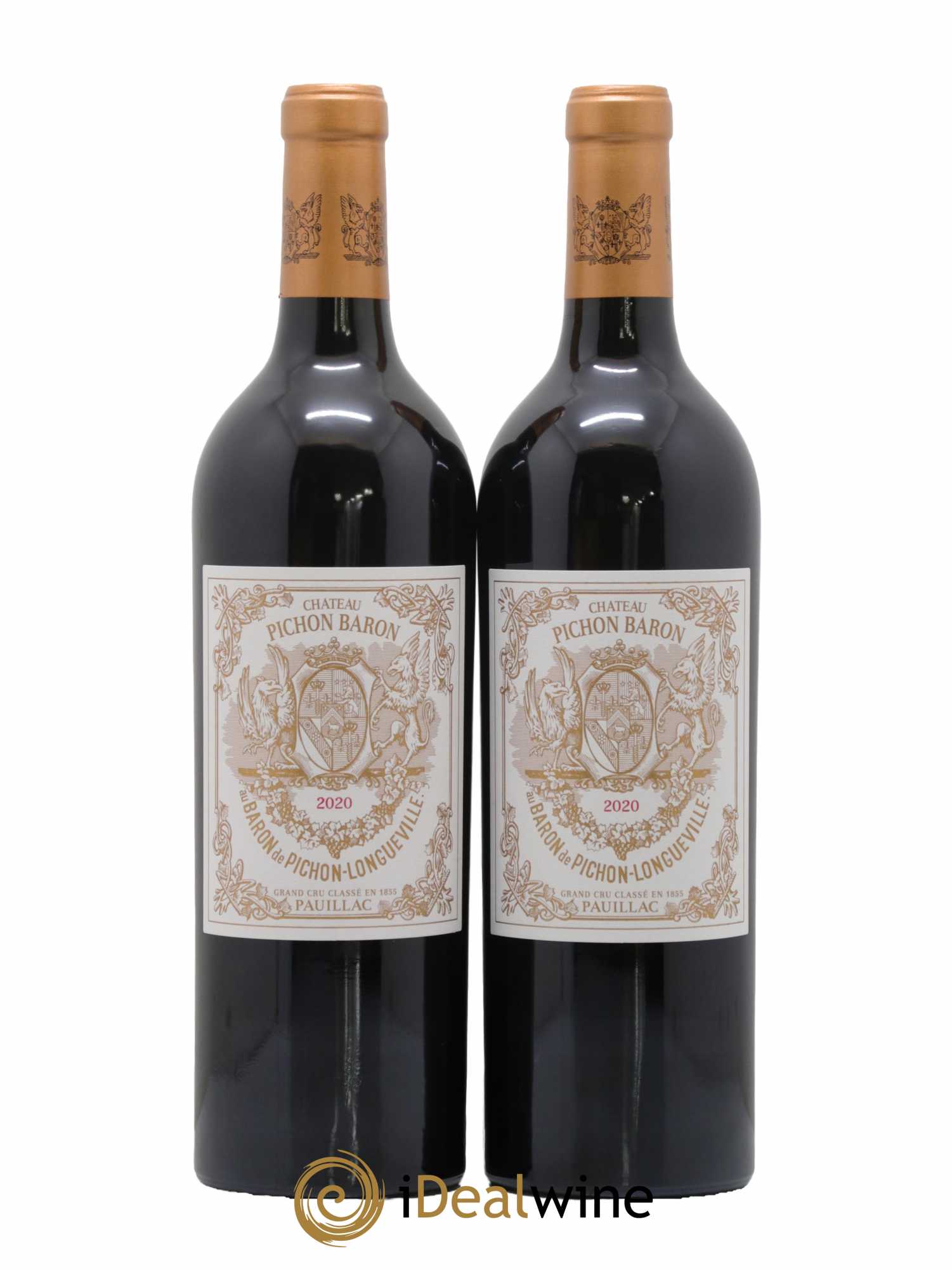 Pichon Longueville Baron 2ème Grand Cru Classé 2020 - Lot de 2 bouteilles - 0
