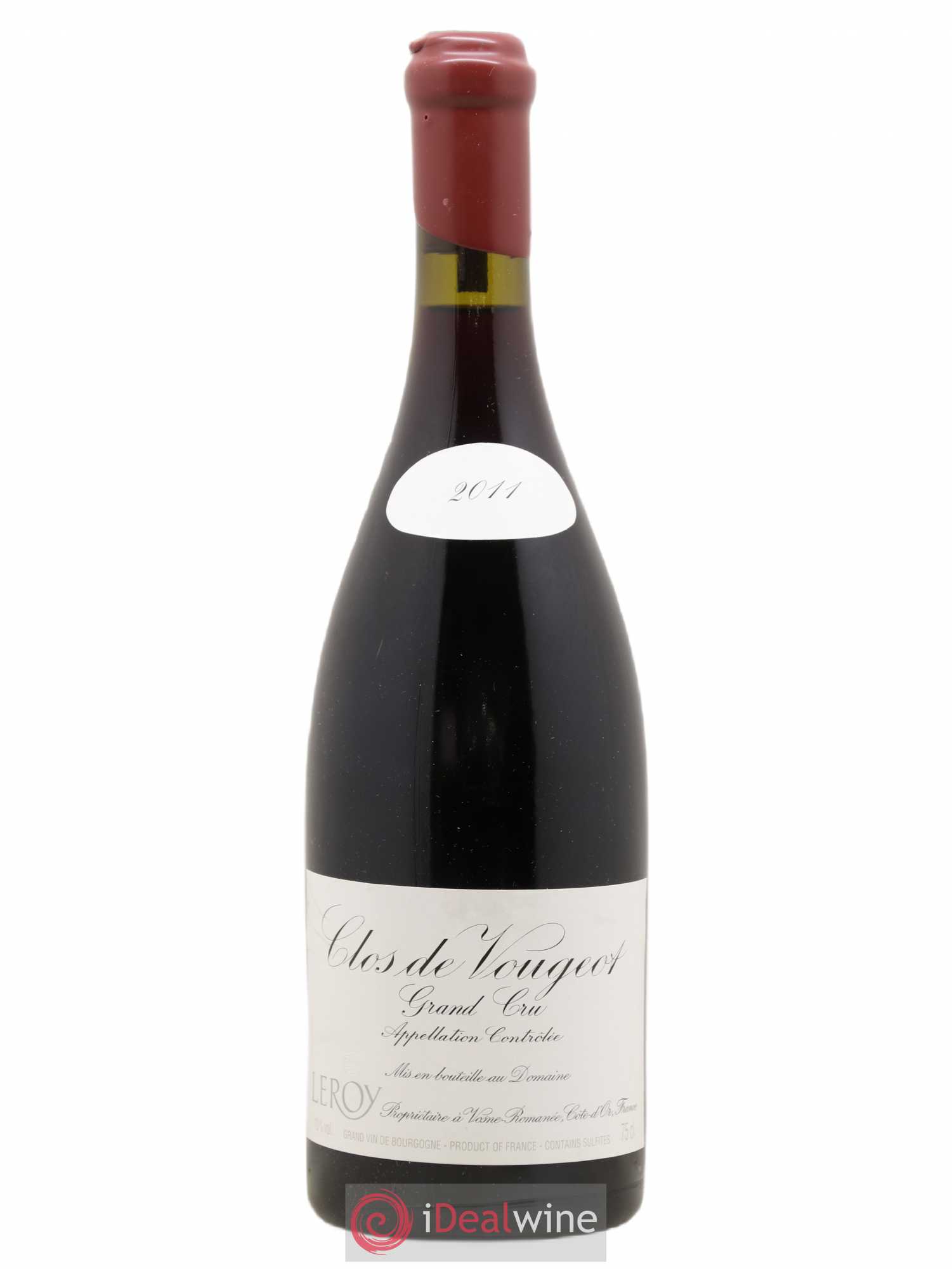 Clos de Vougeot Grand Cru Leroy (Domaine) 2011 - Lot de 1 bouteille - 0