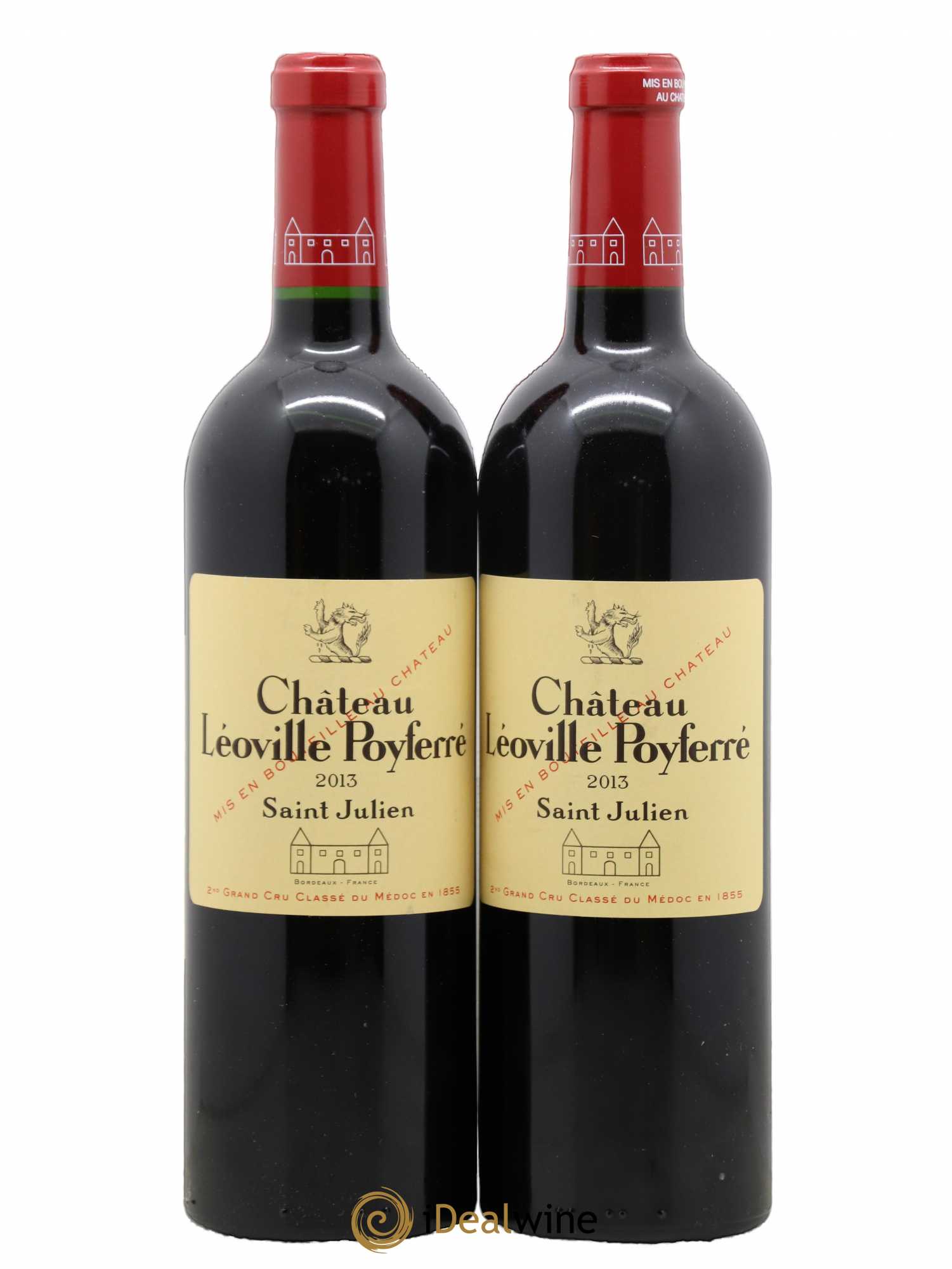 Château Léoville Poyferré 2ème Grand Cru Classé 2013 - Lot de 2 bouteilles - 0