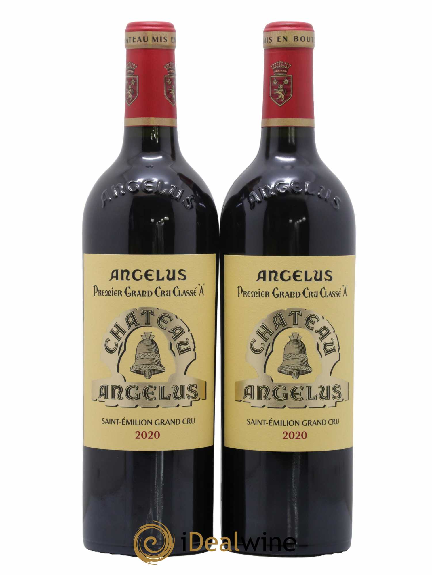 Château Angélus 1er Grand Cru Classé A 2020 - Lot de 2 bouteilles - 0