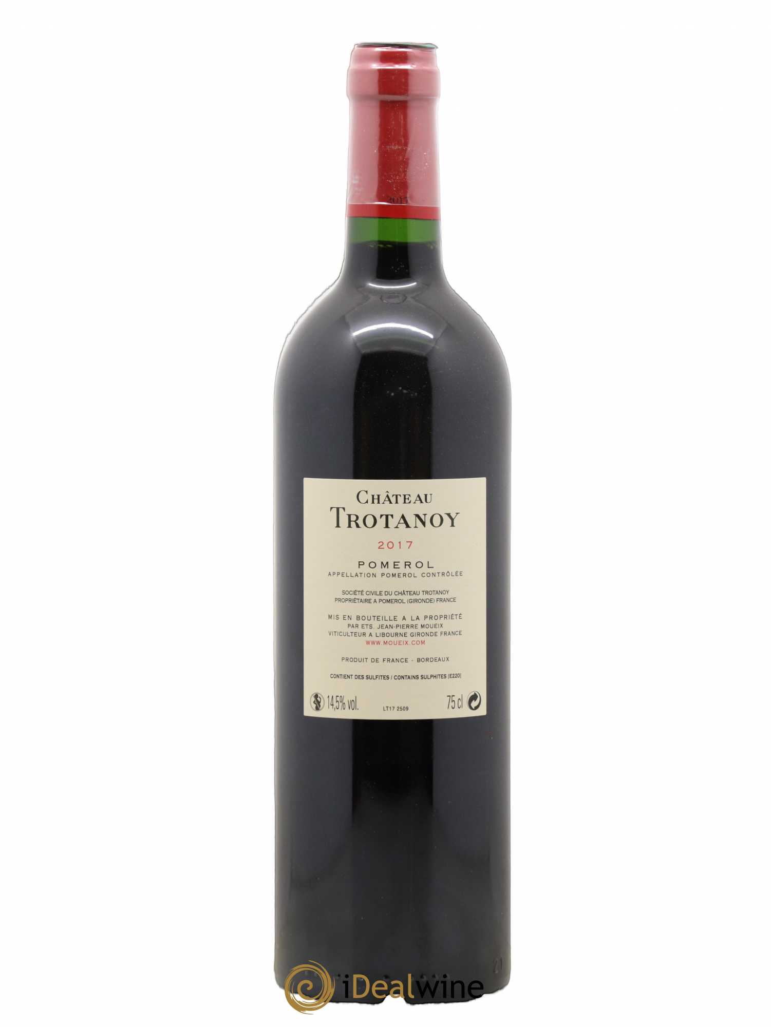 Château Trotanoy 2017 - Lot de 1 bouteille - 1