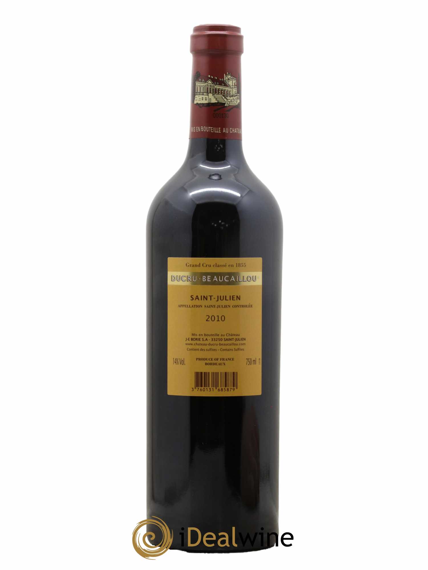 Château Ducru Beaucaillou 2ème Grand Cru Classé 2010 - Lot de 1 bouteille - 1