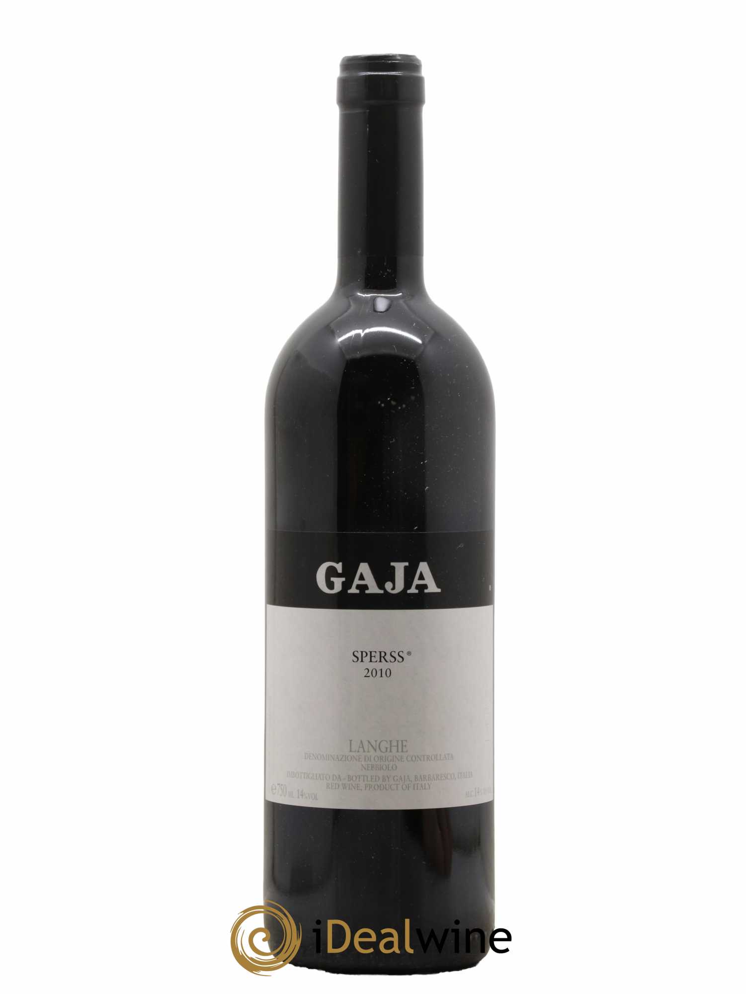 Langhe Sperss Angelo Gaja 2010 - Lot de 1 bouteille - 0