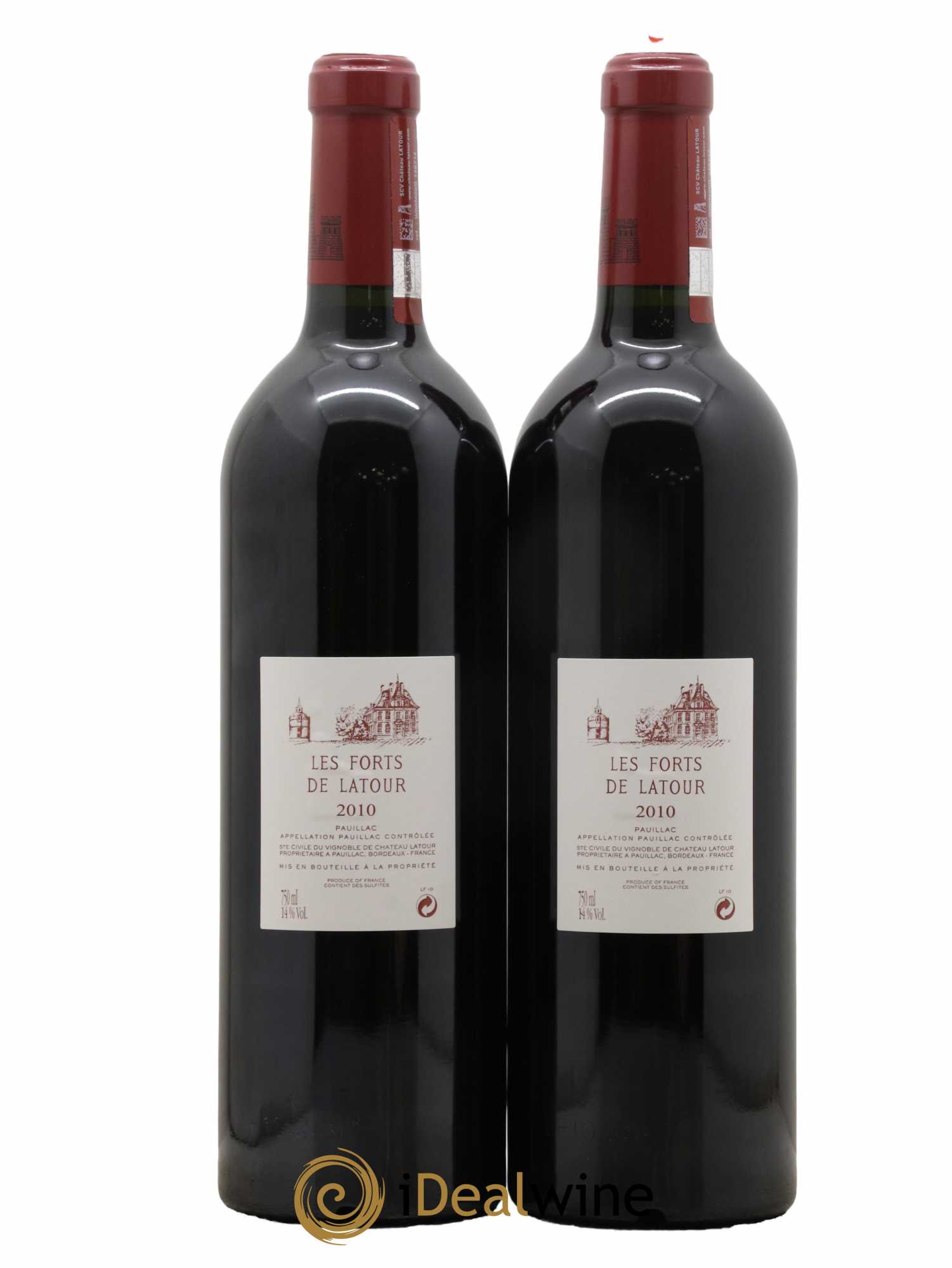 Les Forts de Latour Second Vin 2010 - Posten von 2 Flaschen - 1