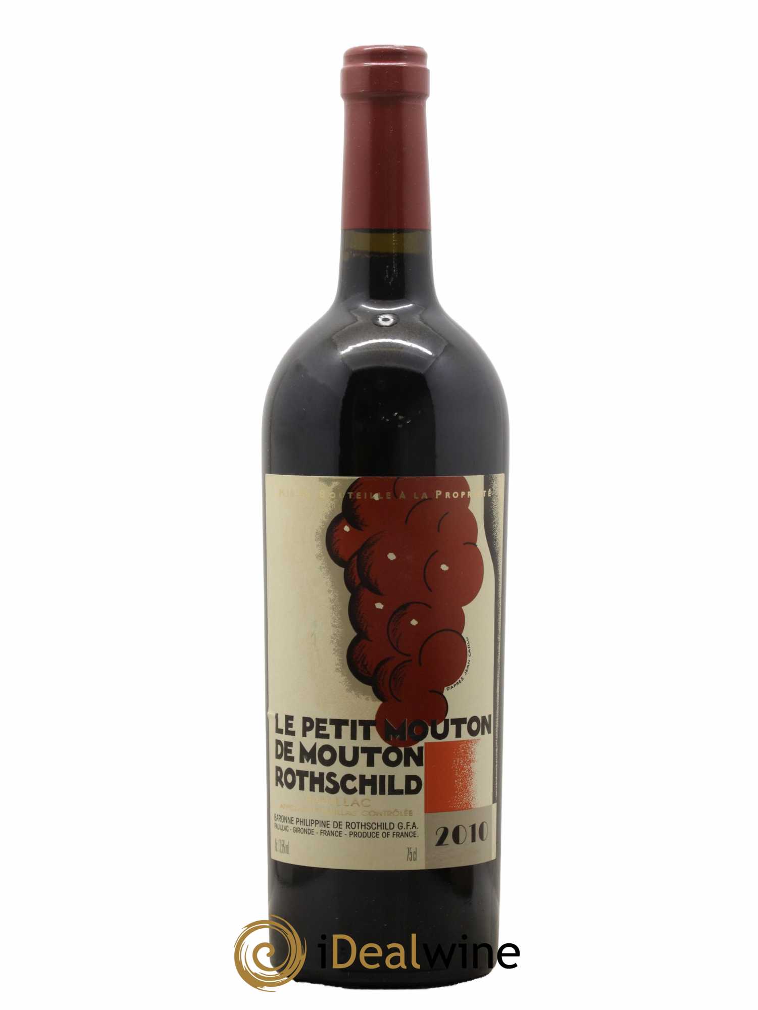 Petit Mouton Second Vin 2010 - Lot de 1 bouteille - 0