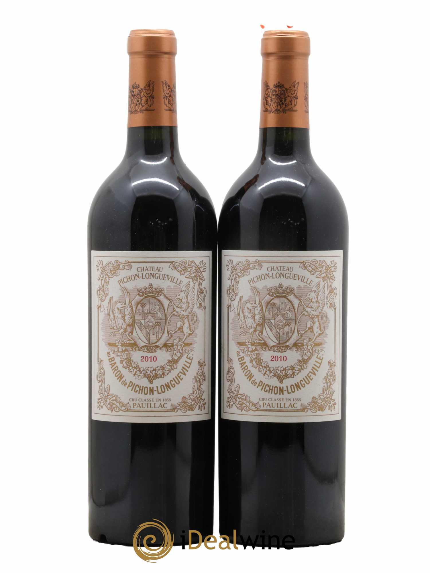 Pichon Longueville Baron 2ème Grand Cru Classé 2010 - Lot de 2 bouteilles - 0