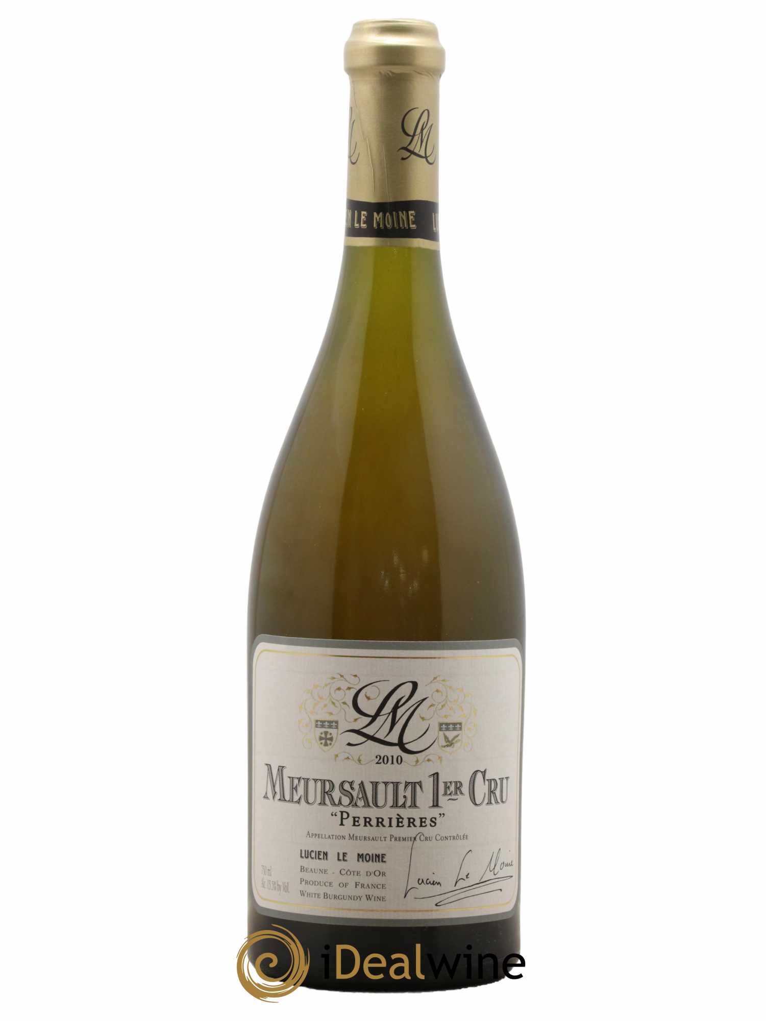 Meursault 1er Cru Perrieres Lucien Le Moine 2010 - Lot de 1 bouteille - 0