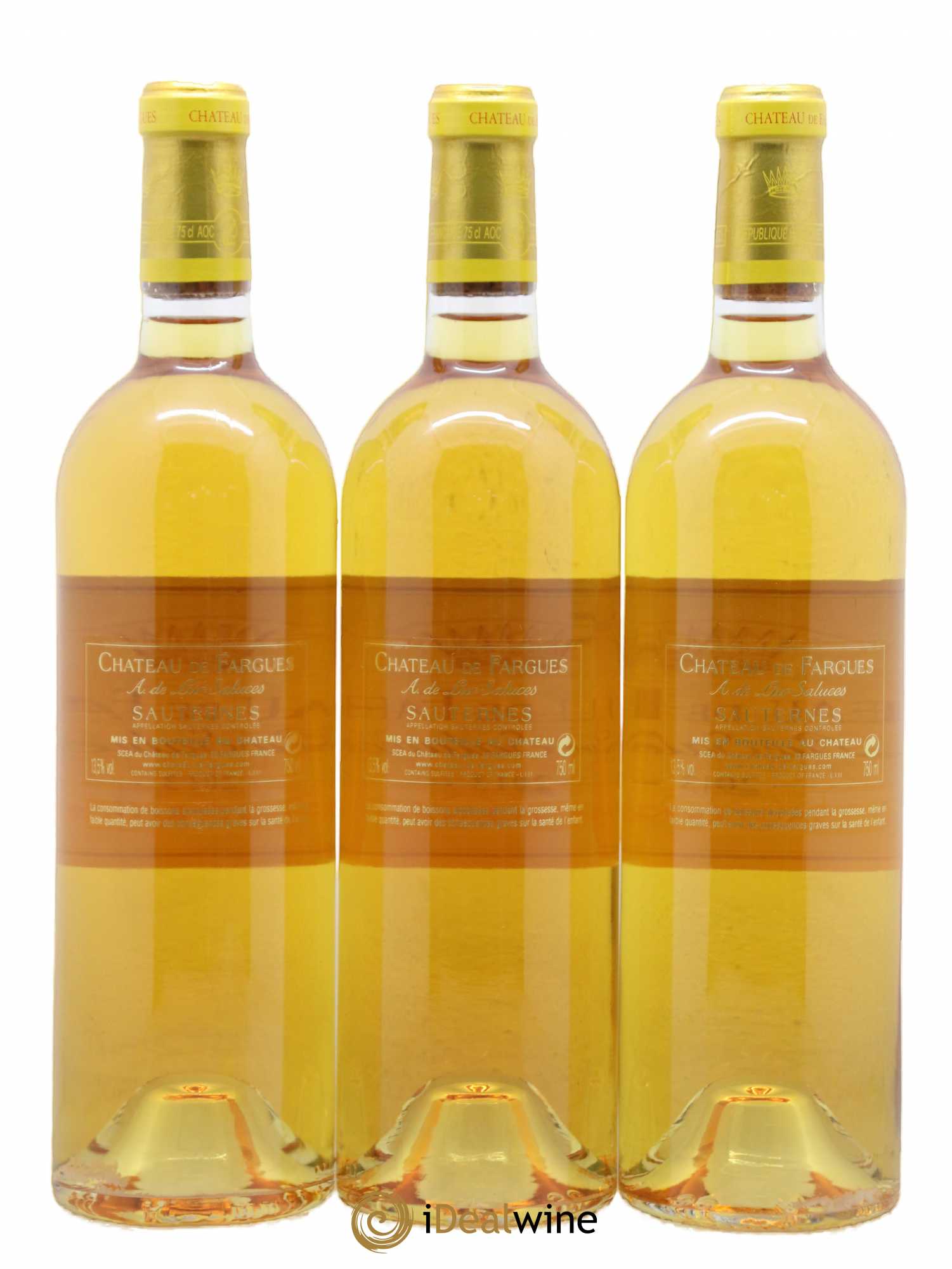 Château de Fargues 2013 - Lotto di 3 bottiglie - 1