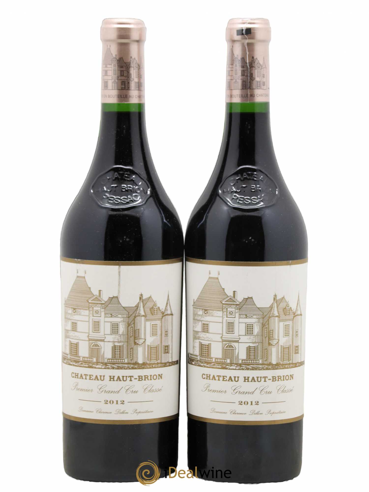 Château Haut Brion 1er Grand Cru Classé 2012 - Lot de 2 bouteilles - 0