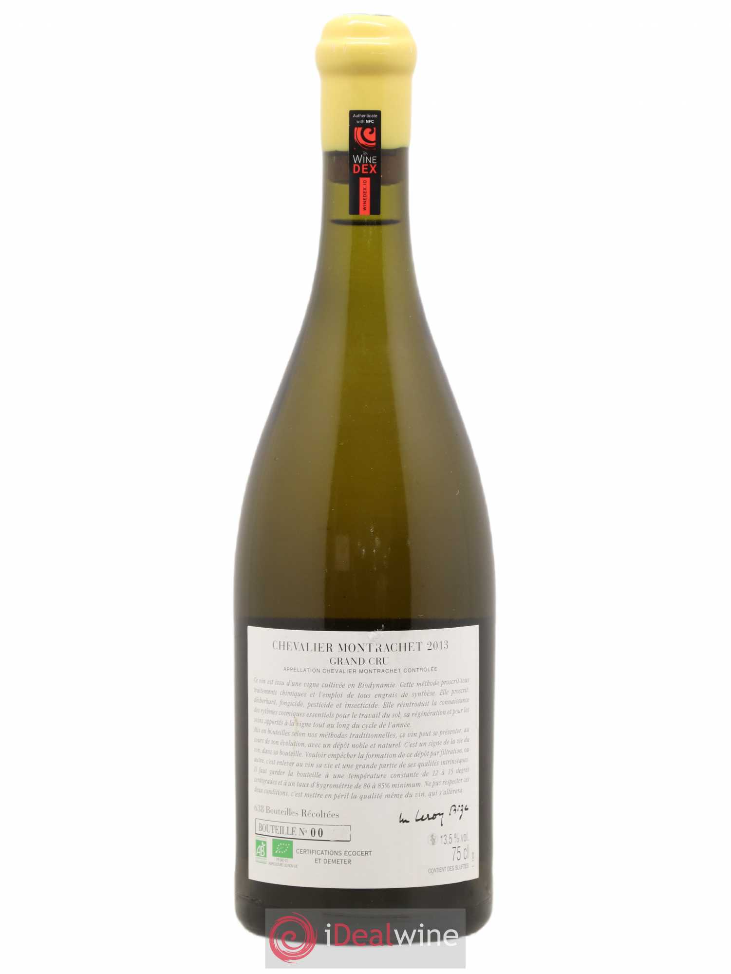 Chevalier-Montrachet Grand Cru d'Auvenay (Domaine) 2013 - Lot de 1 bouteille - 1