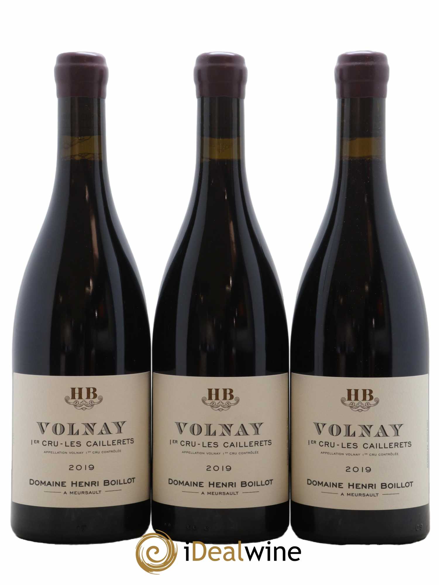 Volnay 1er Cru Les Caillerets Henri Boillot (Domaine) 2019 - Lot de 3 bouteilles - 0
