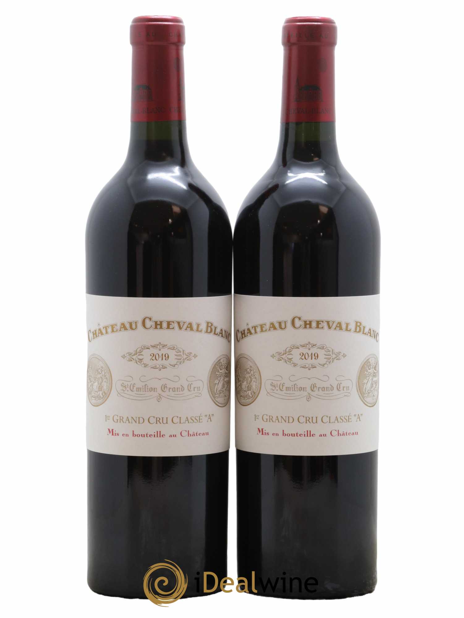Château Cheval Blanc 1er Grand Cru Classé A 2019 - Lot de 2 bouteilles - 0