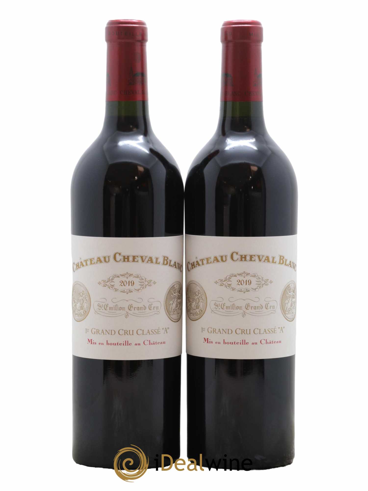 Château Cheval Blanc 1er Grand Cru Classé A 2019 - Lot de 2 bouteilles - 0