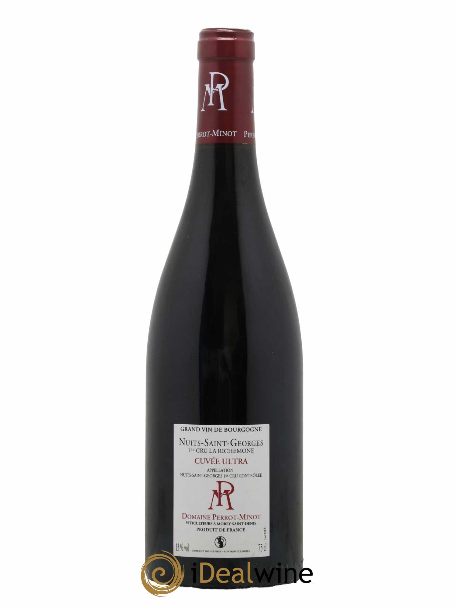 Nuits-Saint-Georges 1er Cru La Richemone Cuvée Ultra Vieilles Vignes Perrot-Minot 2019 - Posten von 1 Flasche - 1