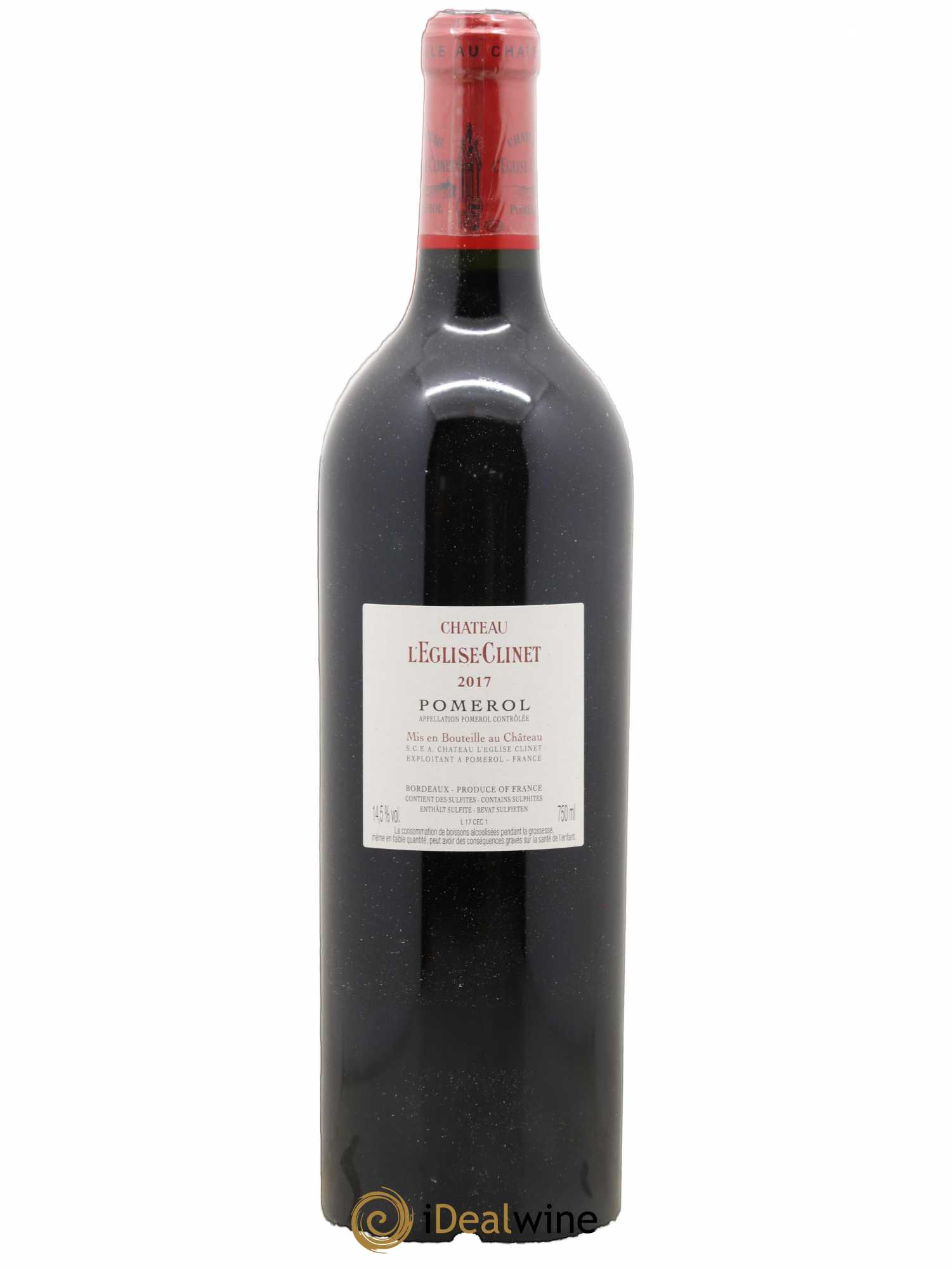 Château l' Église Clinet 2017 - Lot de 1 bouteille - 1