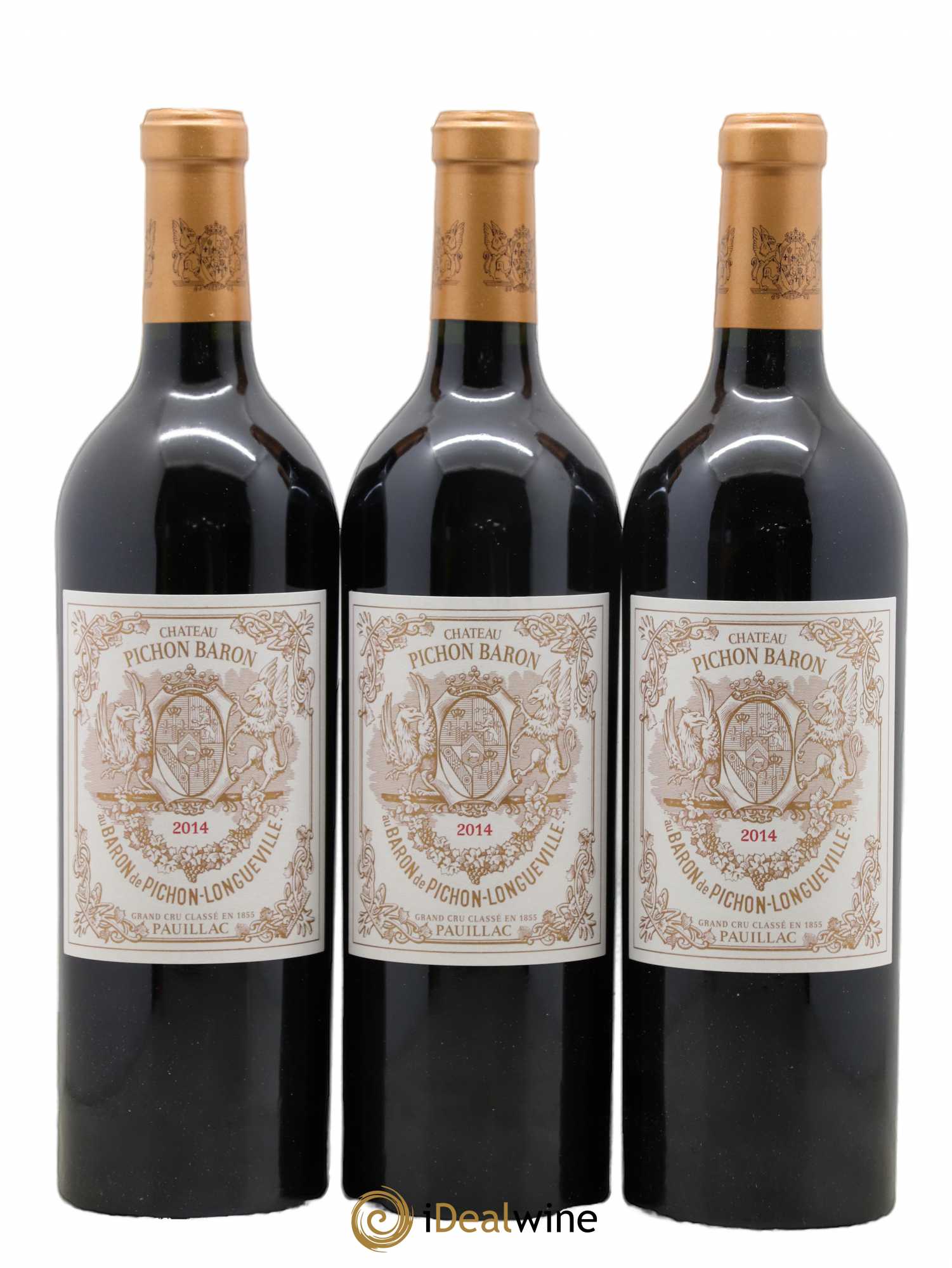 Pichon Longueville Baron 2ème Grand Cru Classé 2014 - Lot de 3 bouteilles - 0