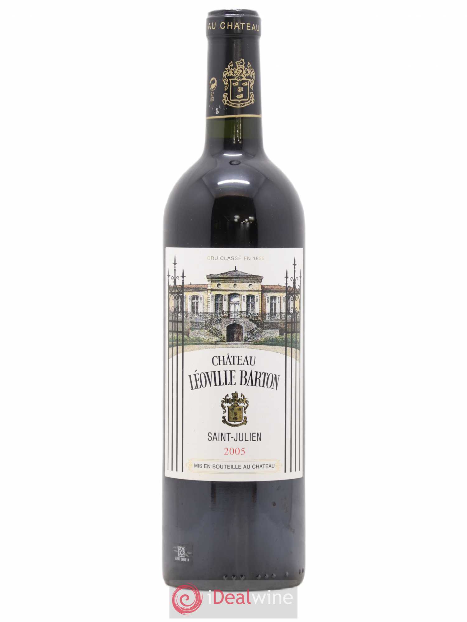 Château Léoville Barton 2ème Grand Cru Classé 2005 - Lot de 1 bouteille - 0