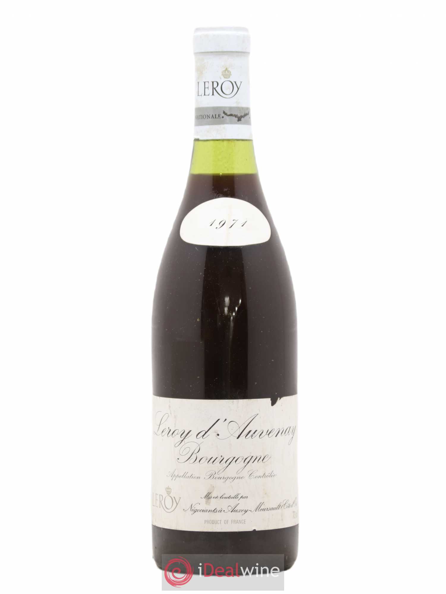 Bourgogne Leroy SA Leroy d'Auvenay 1971 - Posten von 1 Flasche - 0