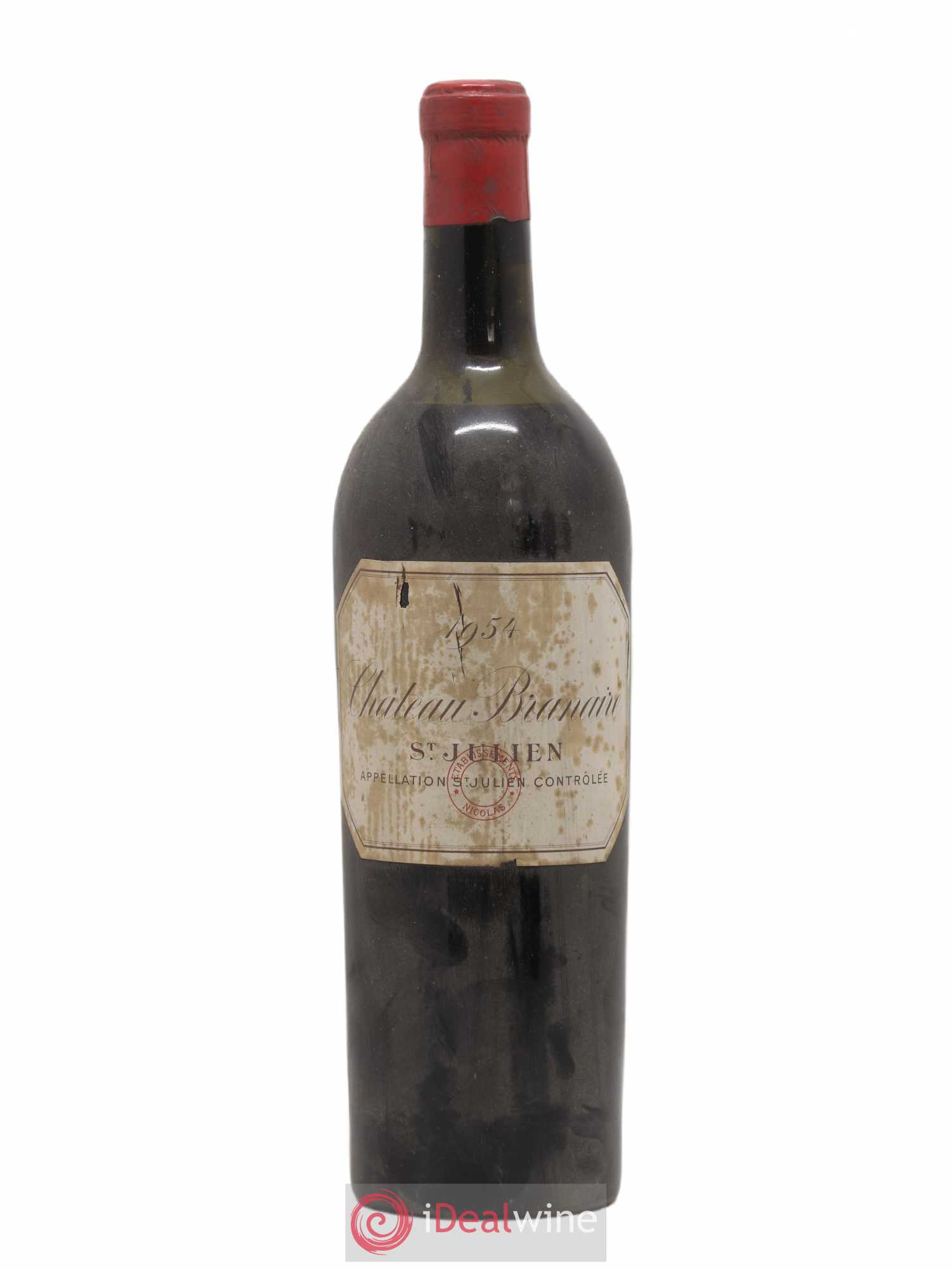 Château Branaire Ducru 4ème Grand Cru Classé Château Brumaire 1954 - Lot de 1 bouteille - 0