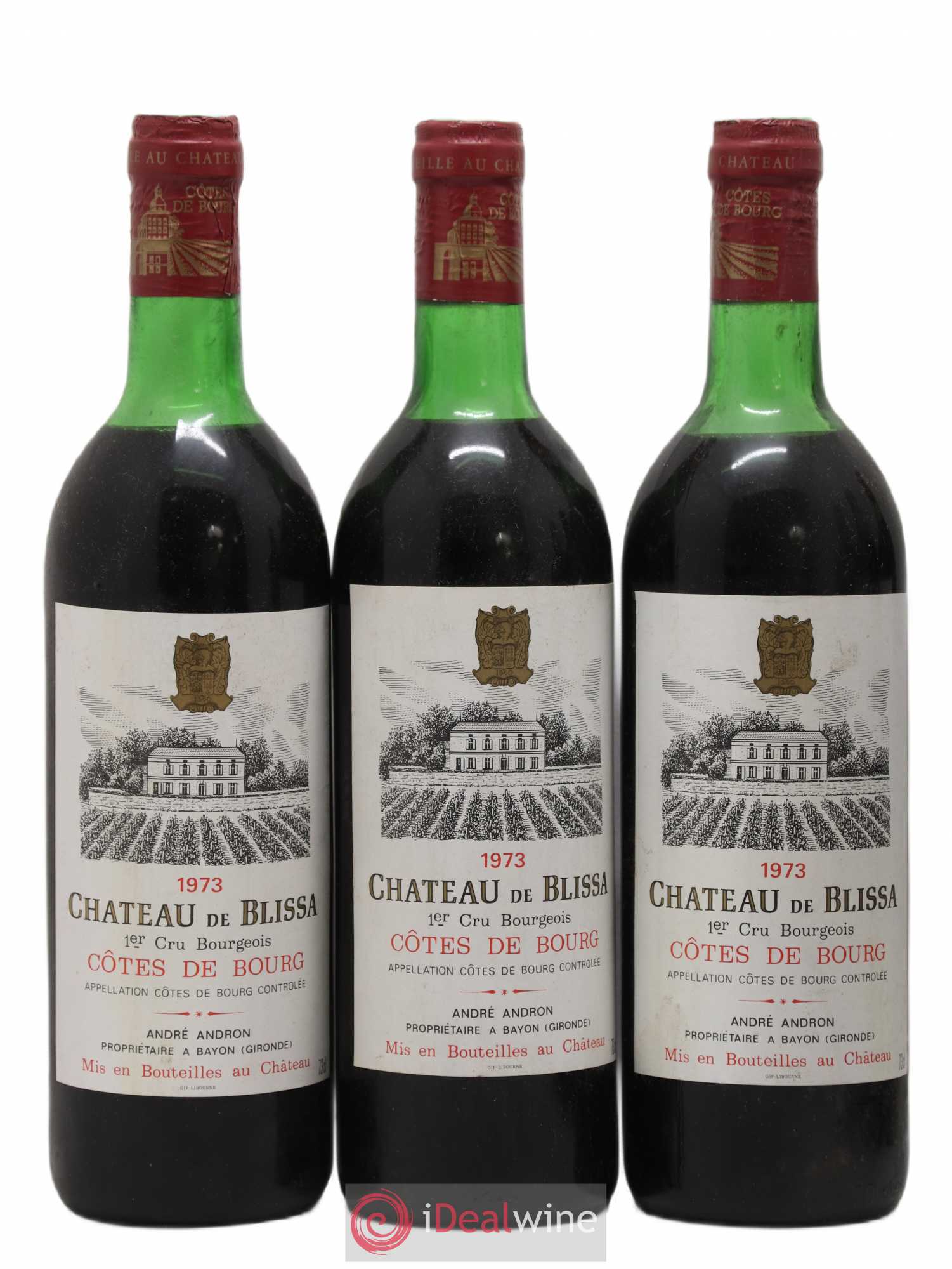 Côtes de Bourg Château de Blissa (sans prix de réserve) 1973 - Posten von 6 Flaschen - 1