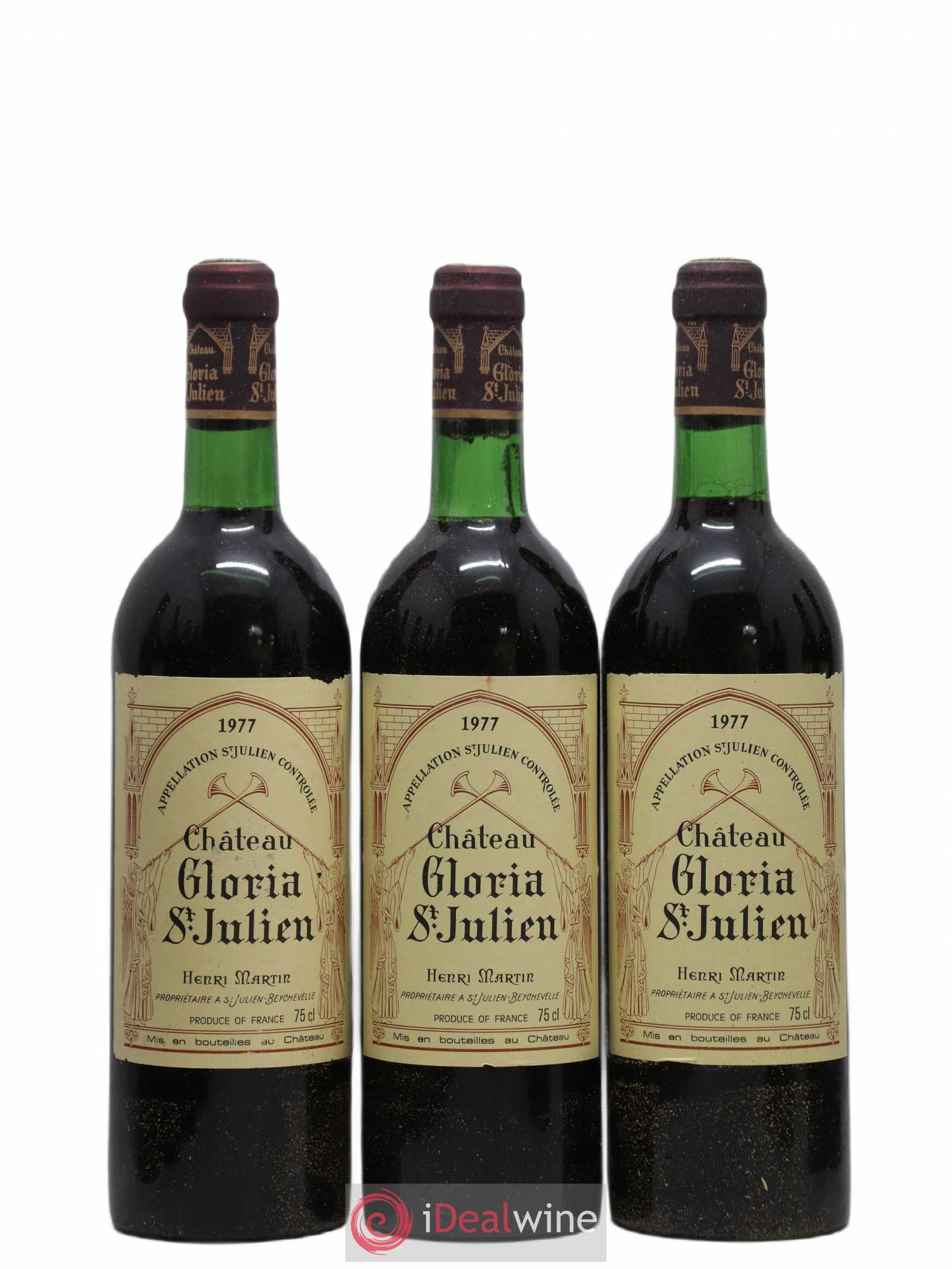 Château Gloria 1977 - Lot de 12 bouteilles - 1