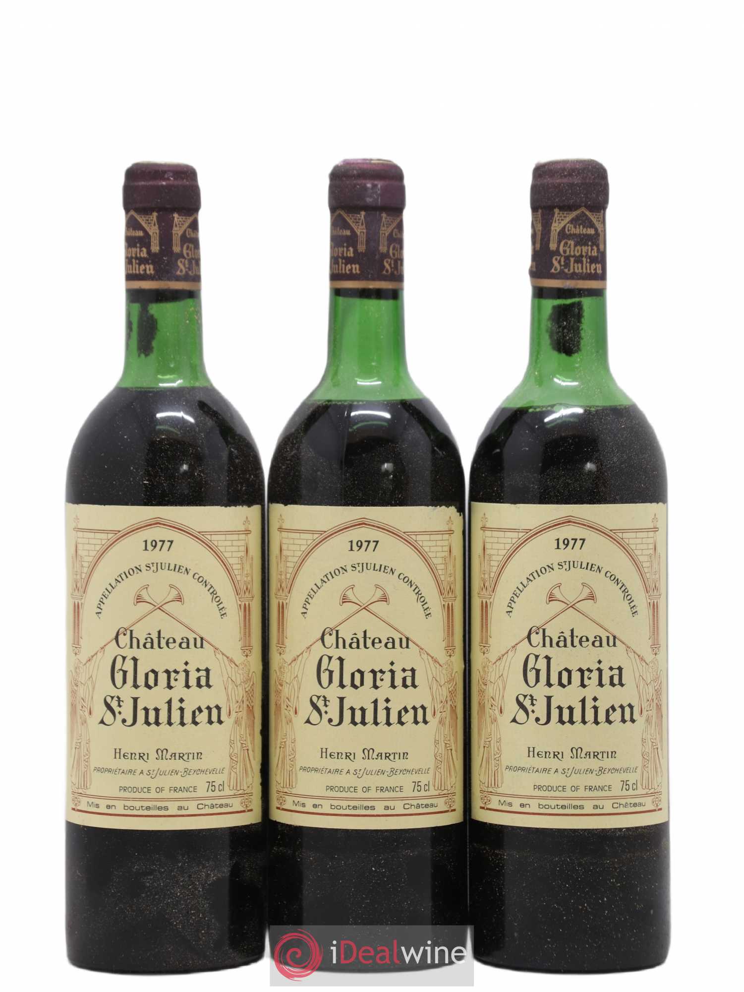 Château Gloria 1977 - Lot of 6 bottles - 2