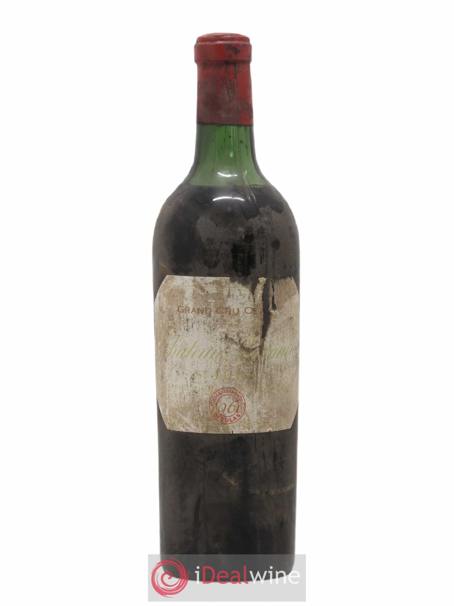 Château Branaire Ducru 4ème Grand Cru Classé 1960 - Lot de 1 bouteille - 0