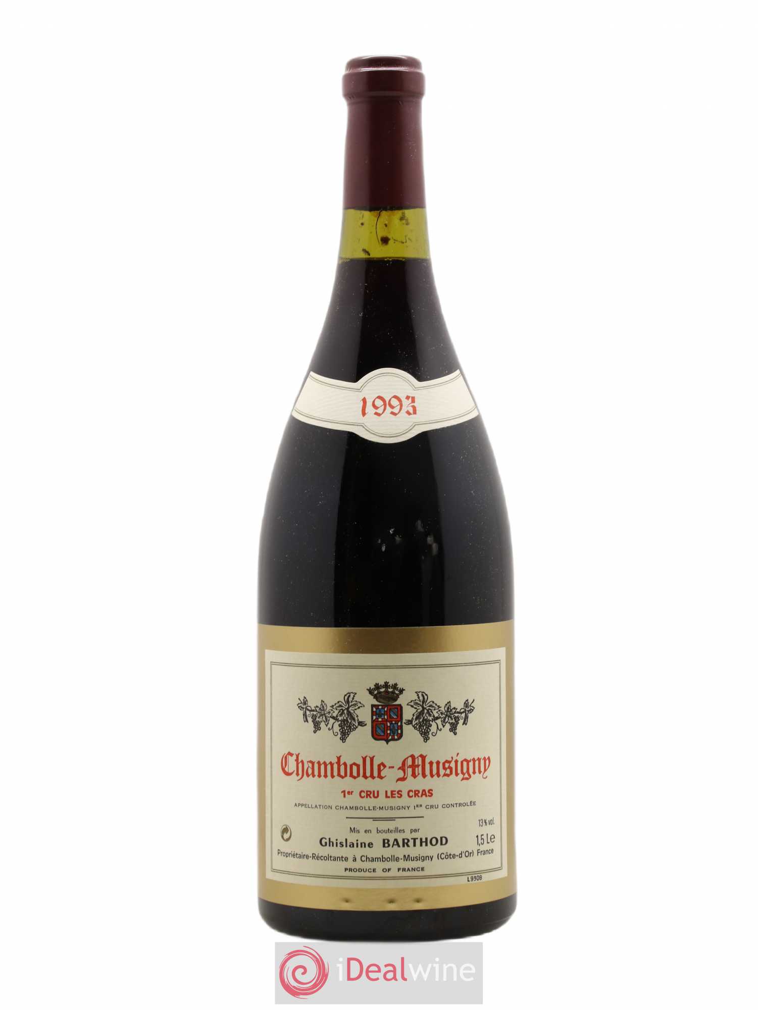 Chambolle-Musigny 1er Cru Les Cras Ghislaine Barthod 1993 - Lot de 1 magnum - 0