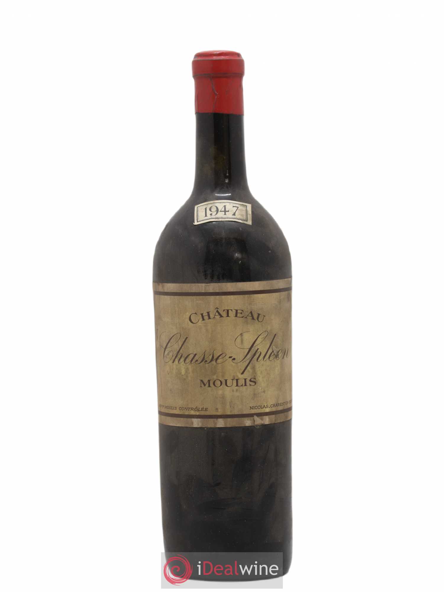 Château Chasse Spleen 1947 - Lot de 2 bouteilles - 0