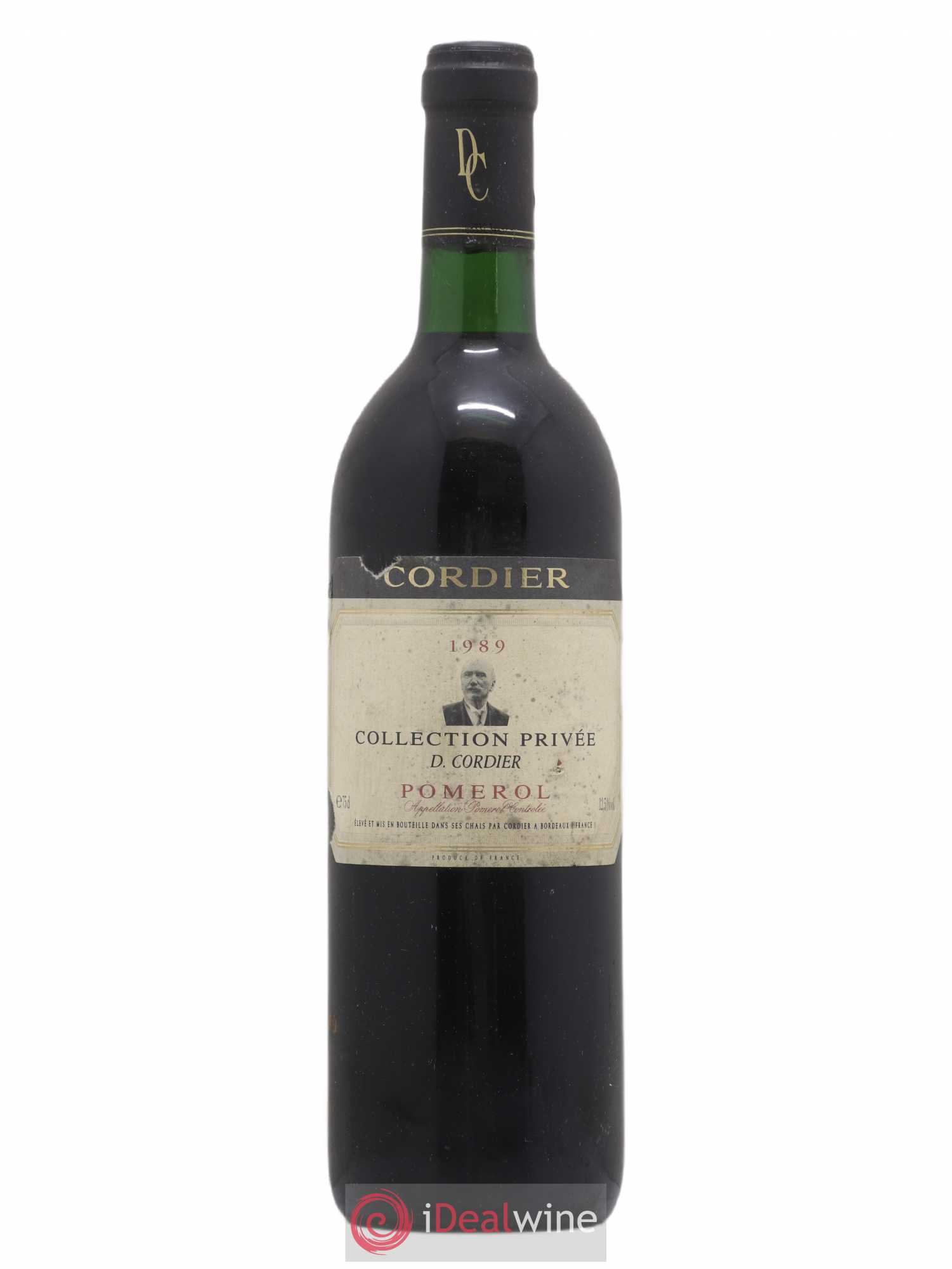 Pomerol Collection Privée Cordier (sans prix de réserve) 1989 - Lot de 1 bouteille - 0