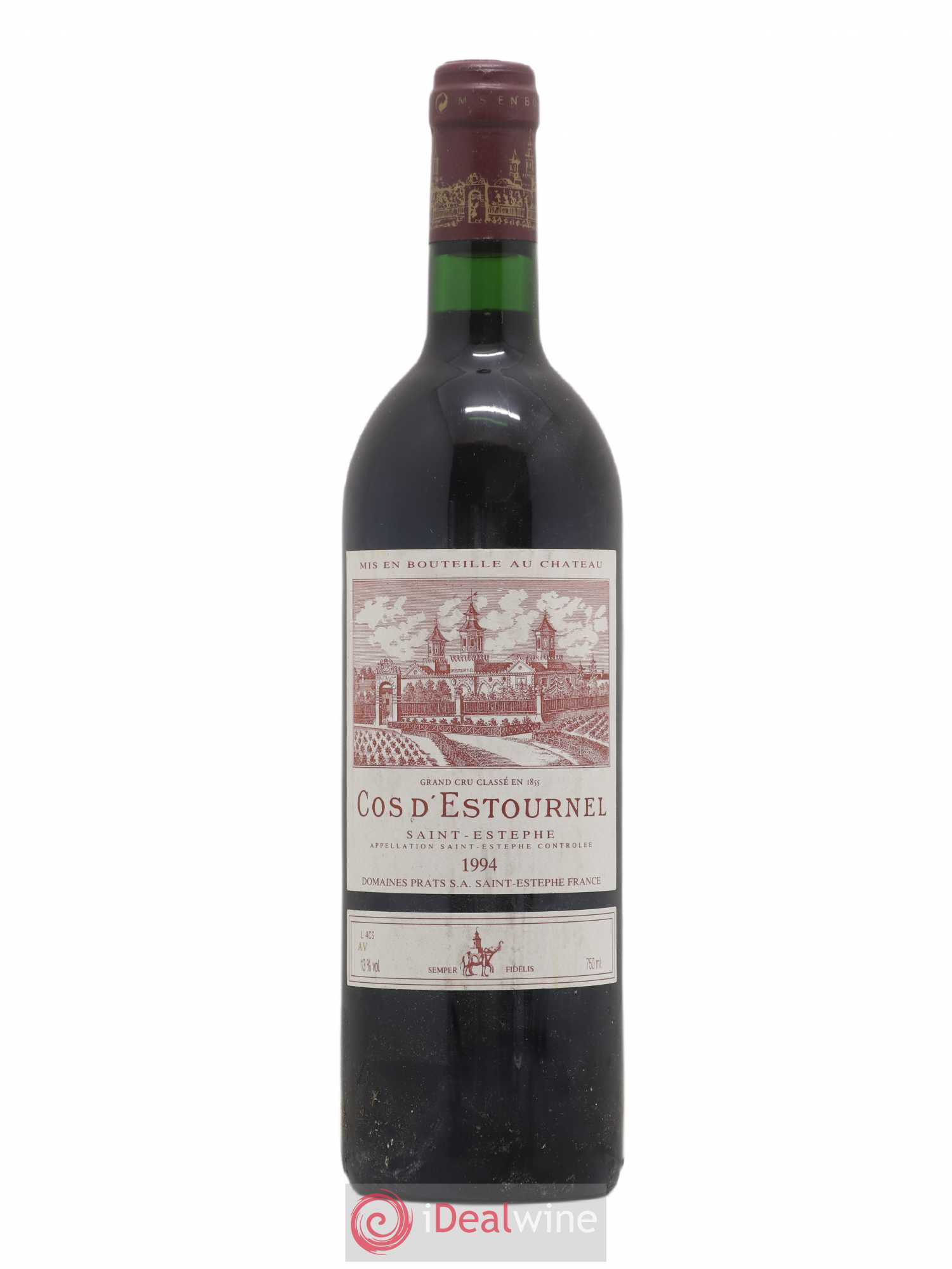 Cos d'Estournel 2ème Grand Cru Classé 1994 - Lot de 1 bouteille - 0