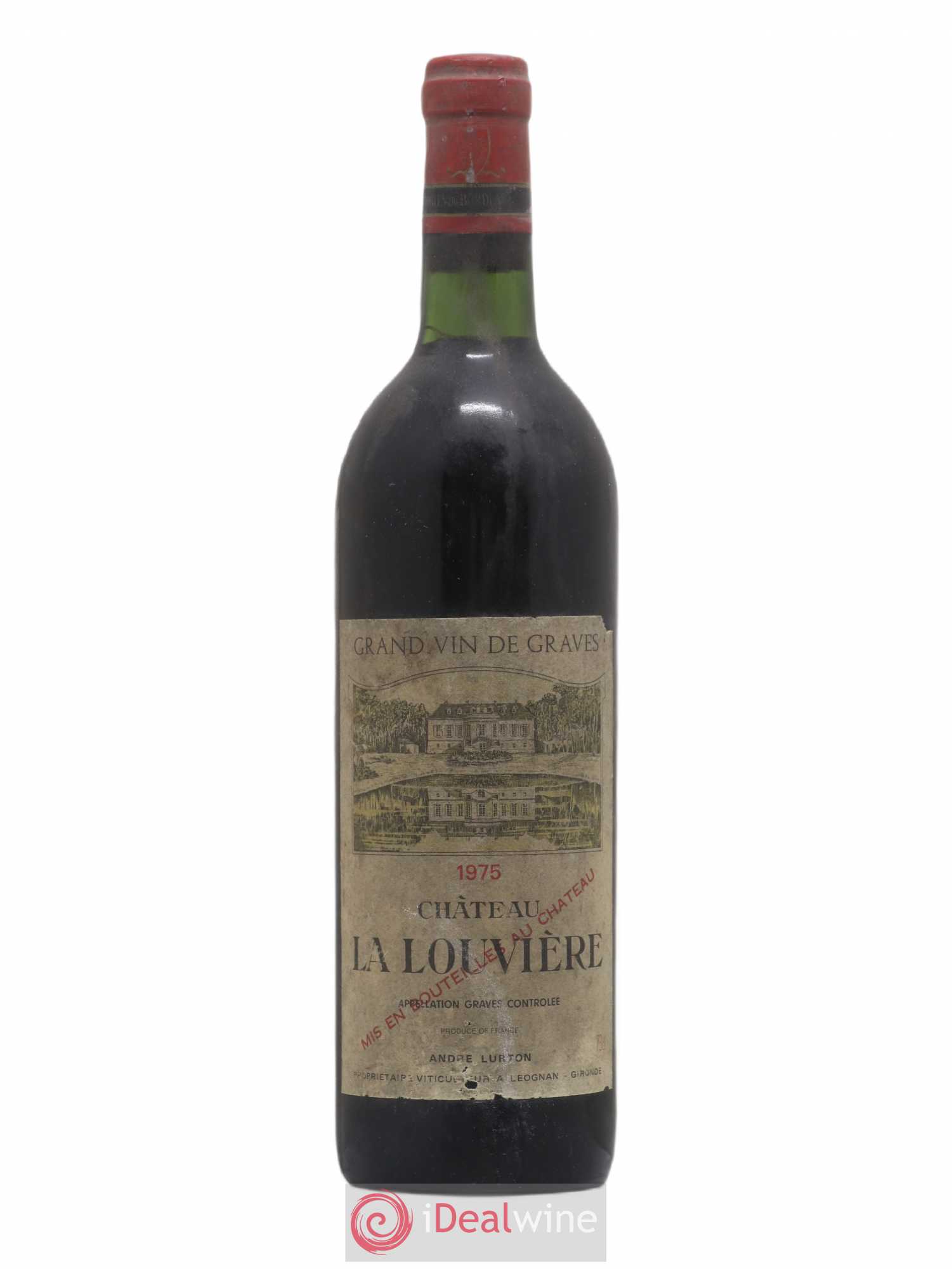 Château la Louvière 1975 - Lot de 1 bouteille - 0