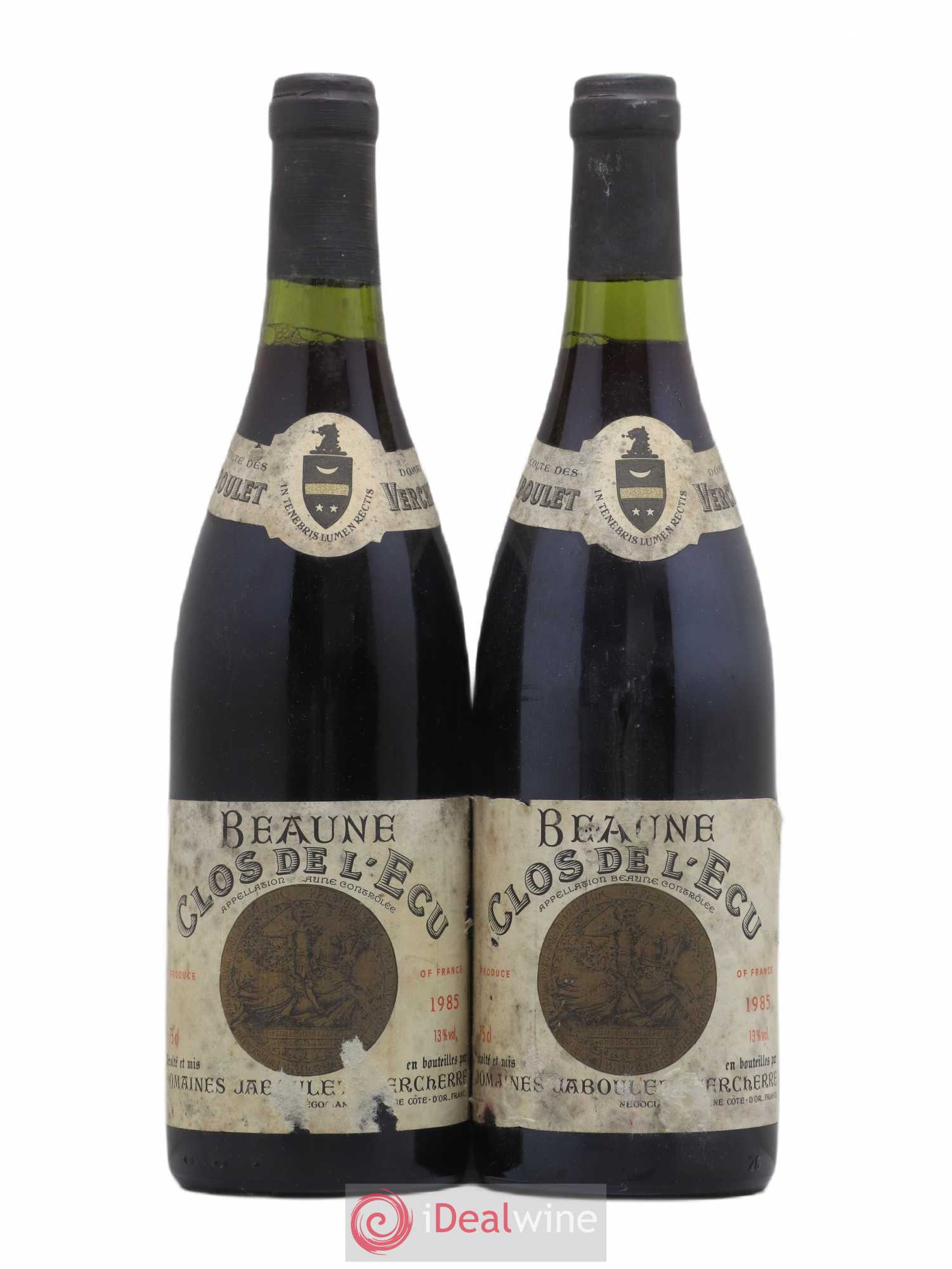 Beaune Clos de l'Ecu Jaboulet Vercherre 1985 - Posten von 2 Flaschen - 0