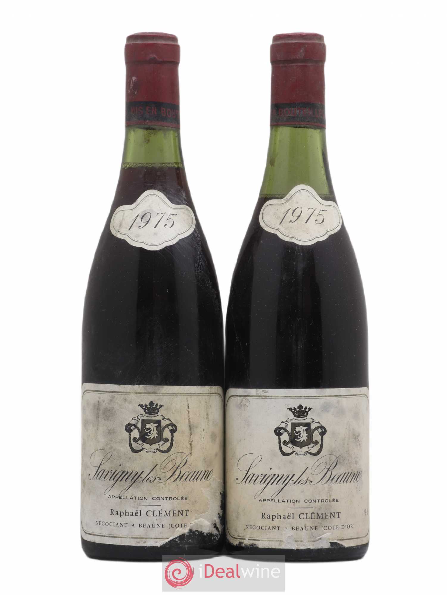 Savigny-lès-Beaune Raphael Clement 1975 - Lot of 2 bottles - 0