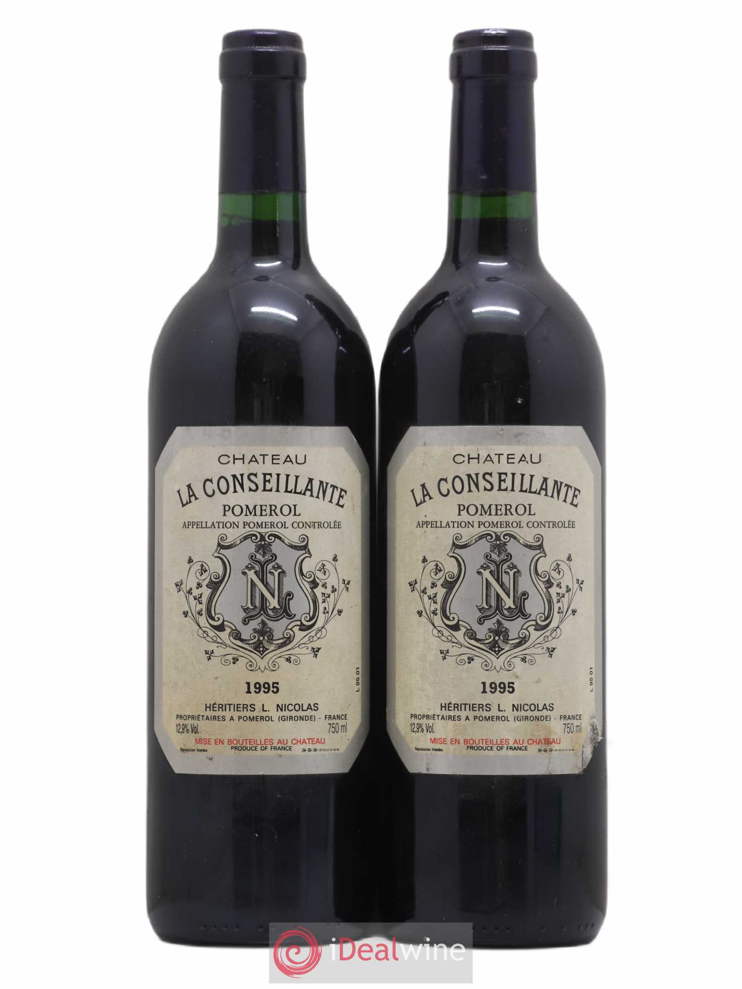 Château la Conseillante 1995 - Lot de 2 bouteilles - 0