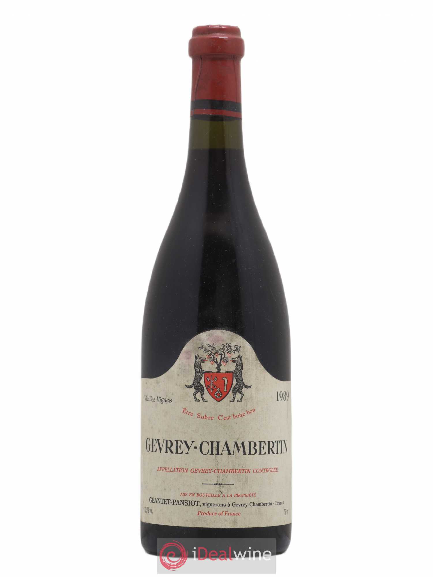 Gevrey-Chambertin Vieilles vignes Geantet-Pansiot 1989 - Lot de 1 bouteille - 0