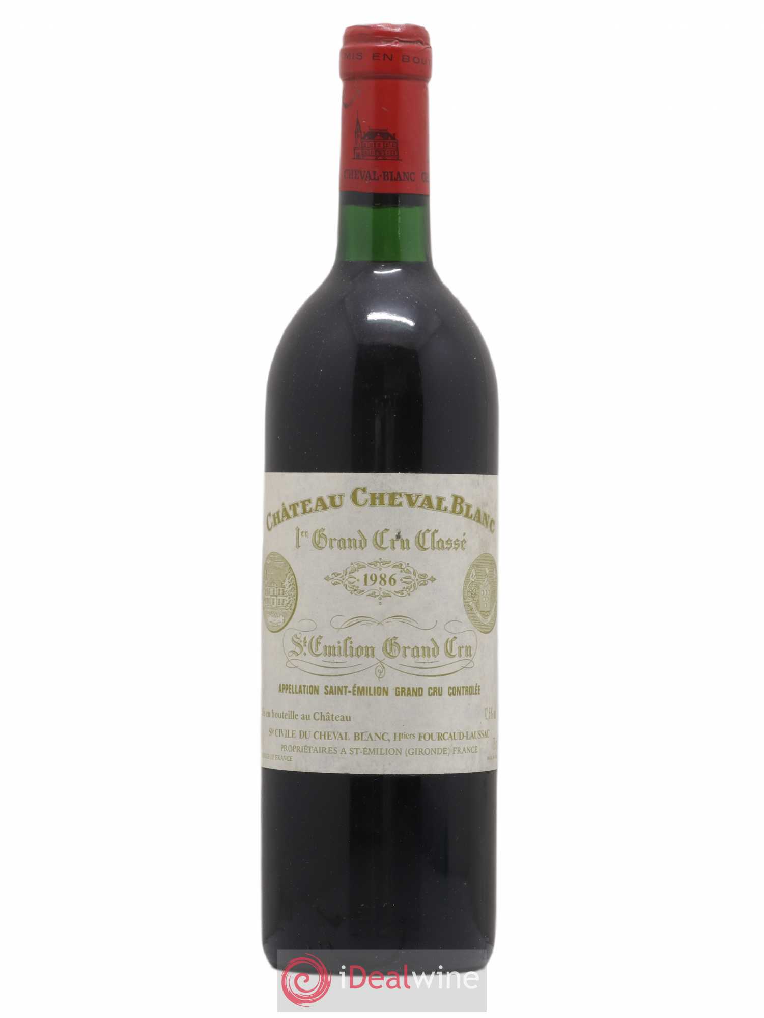 Château Cheval Blanc 1er Grand Cru Classé A 1986 - Lot de 1 bouteille - 0