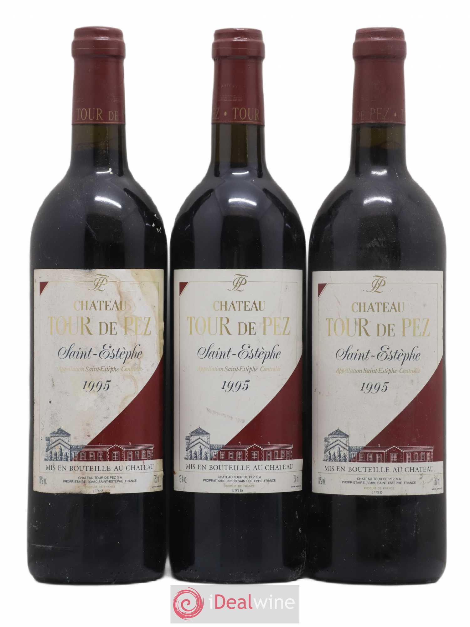 Château Tour de Pez Cru Bourgeois 1995 - Lot de 6 bouteilles - 1