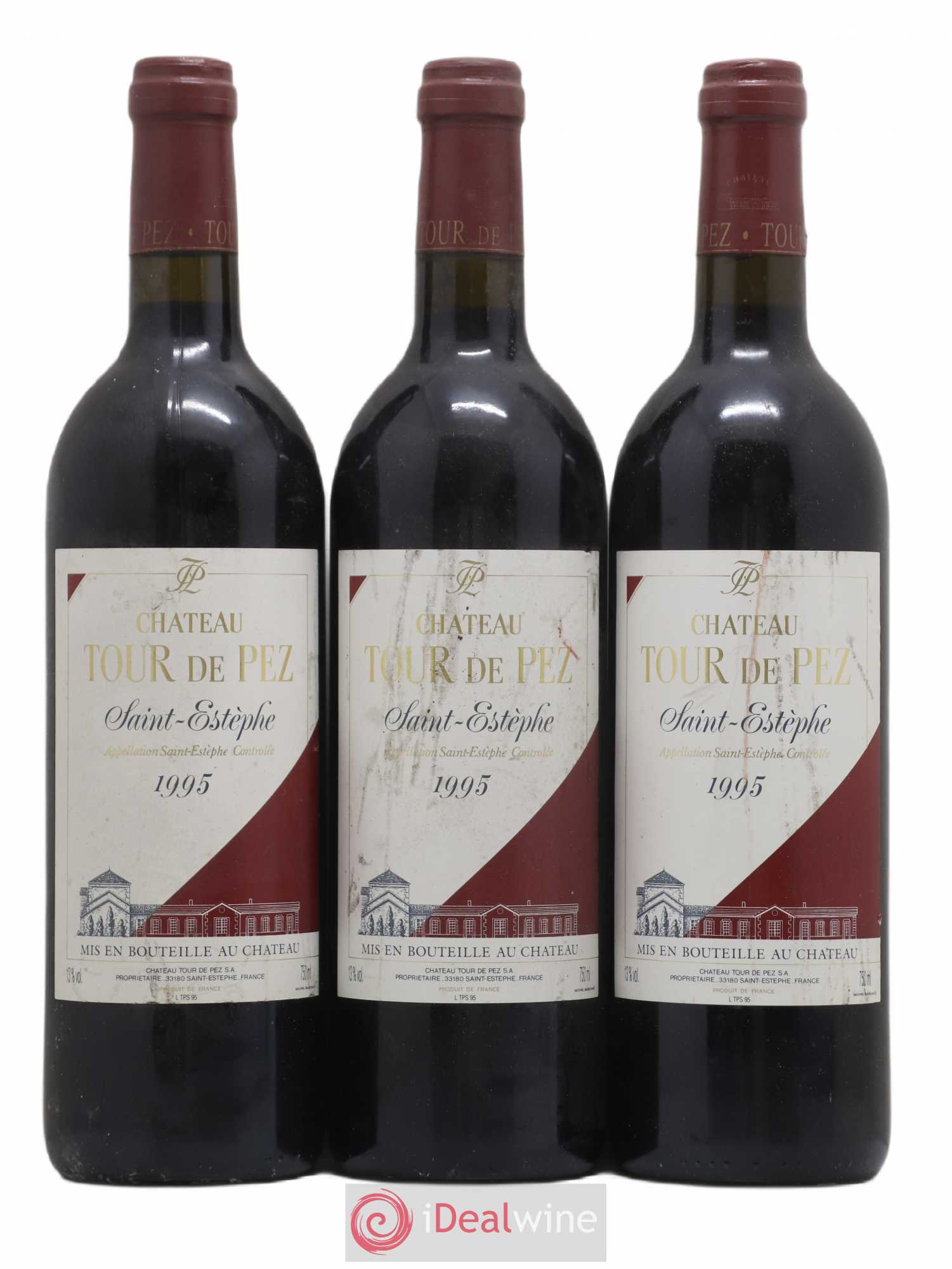Château Tour de Pez Cru Bourgeois 1995 - Lot de 6 bouteilles - 2