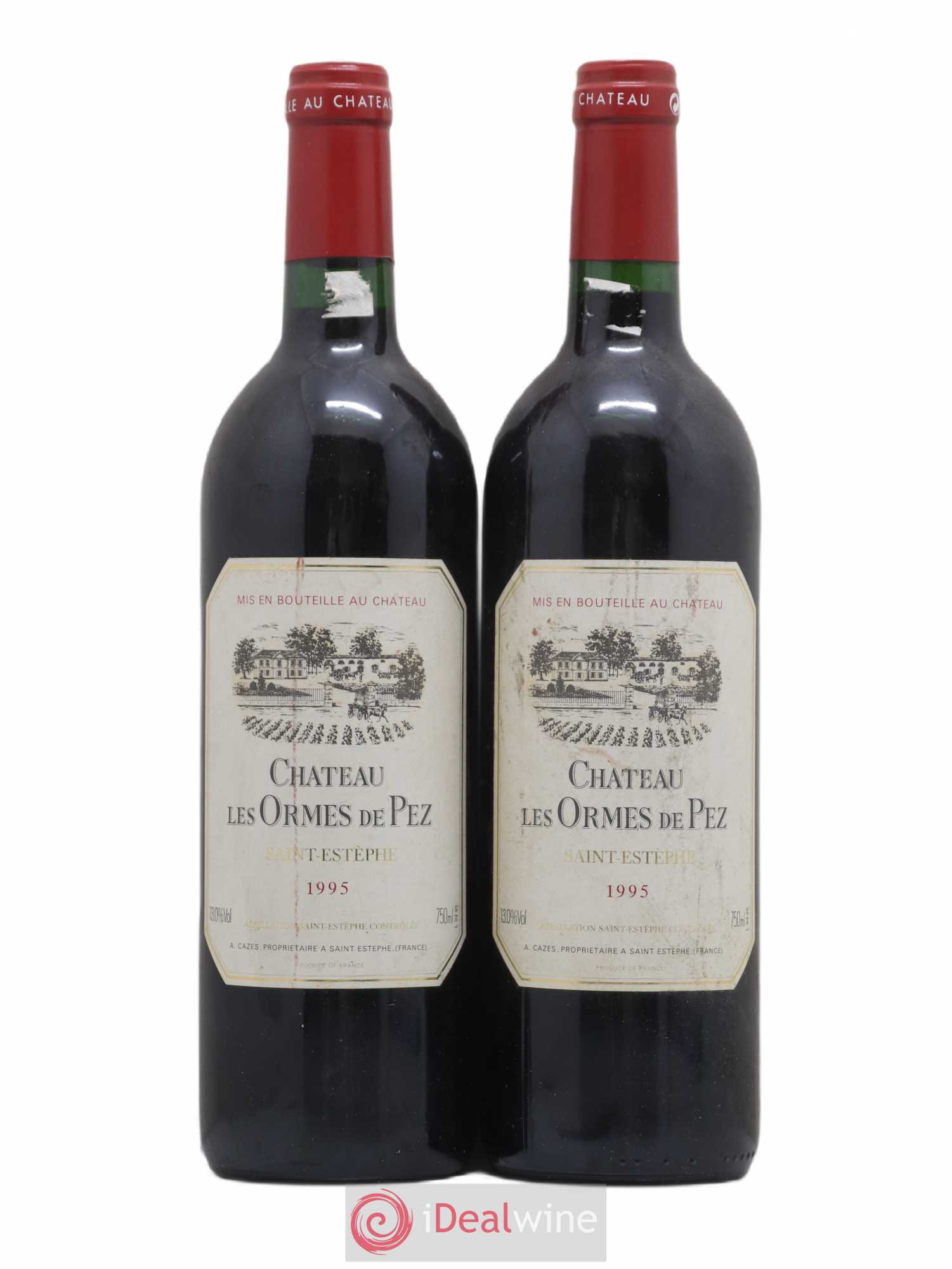 Château les Ormes de Pez 1995 - Lot de 2 bouteilles - 0