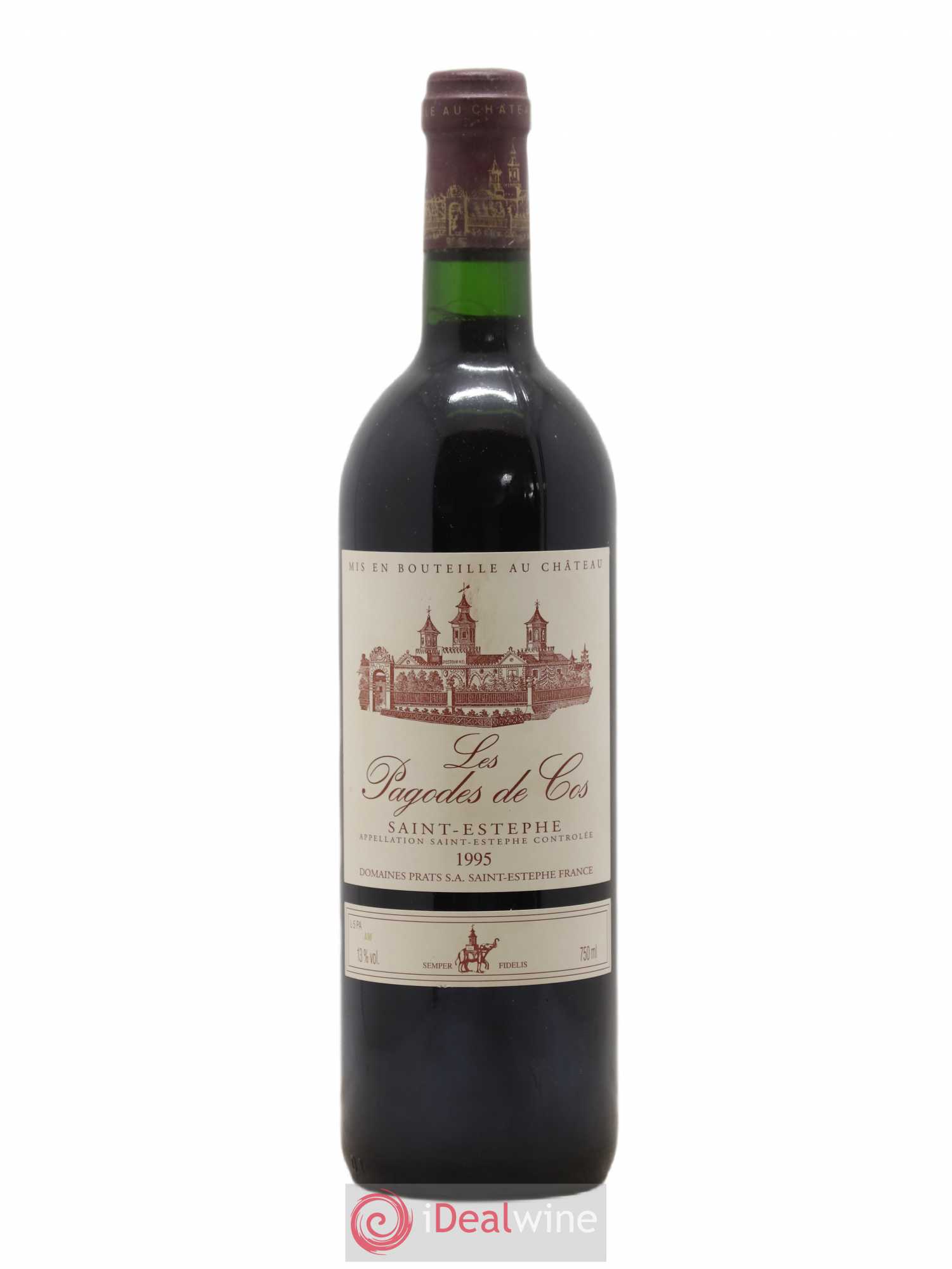 Les Pagodes de Cos Second Vin 1995 - Lot de 1 bouteille - 0