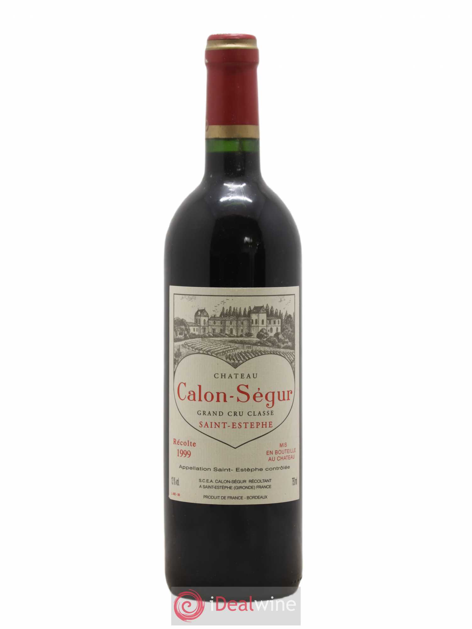 Château Calon Ségur 3ème Grand Cru Classé 1999 - Lot de 1 bouteille - 0