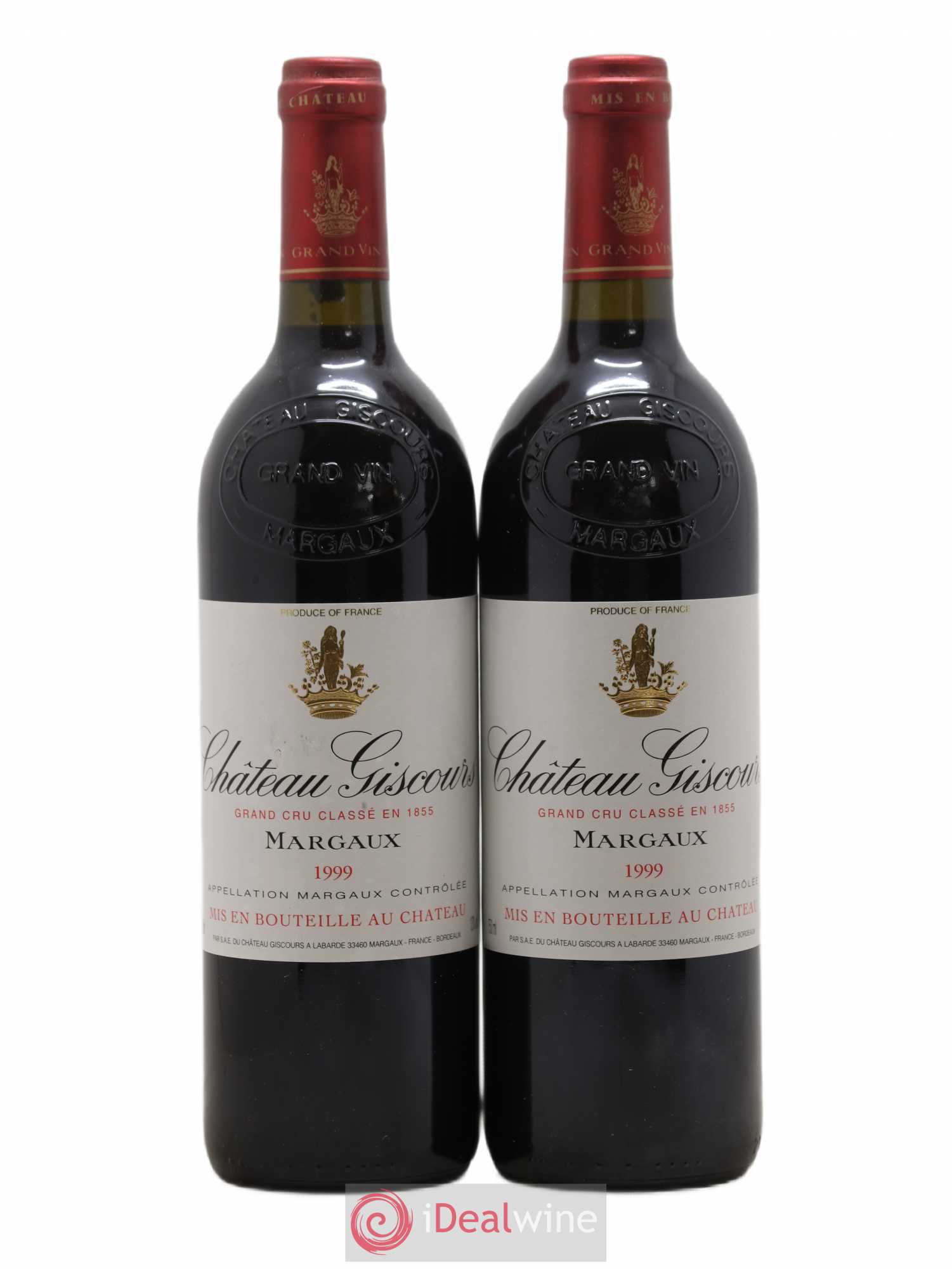 Château Giscours 3ème Grand Cru Classé 1999 - Lot de 2 bouteilles - 0