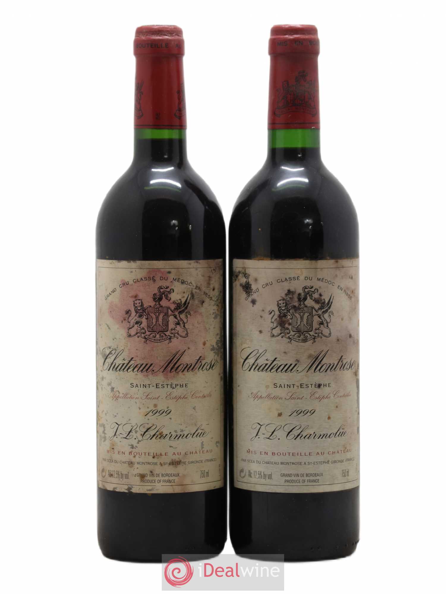 Château Montrose 2ème Grand Cru Classé 1999 - Lot de 2 bouteilles - 0