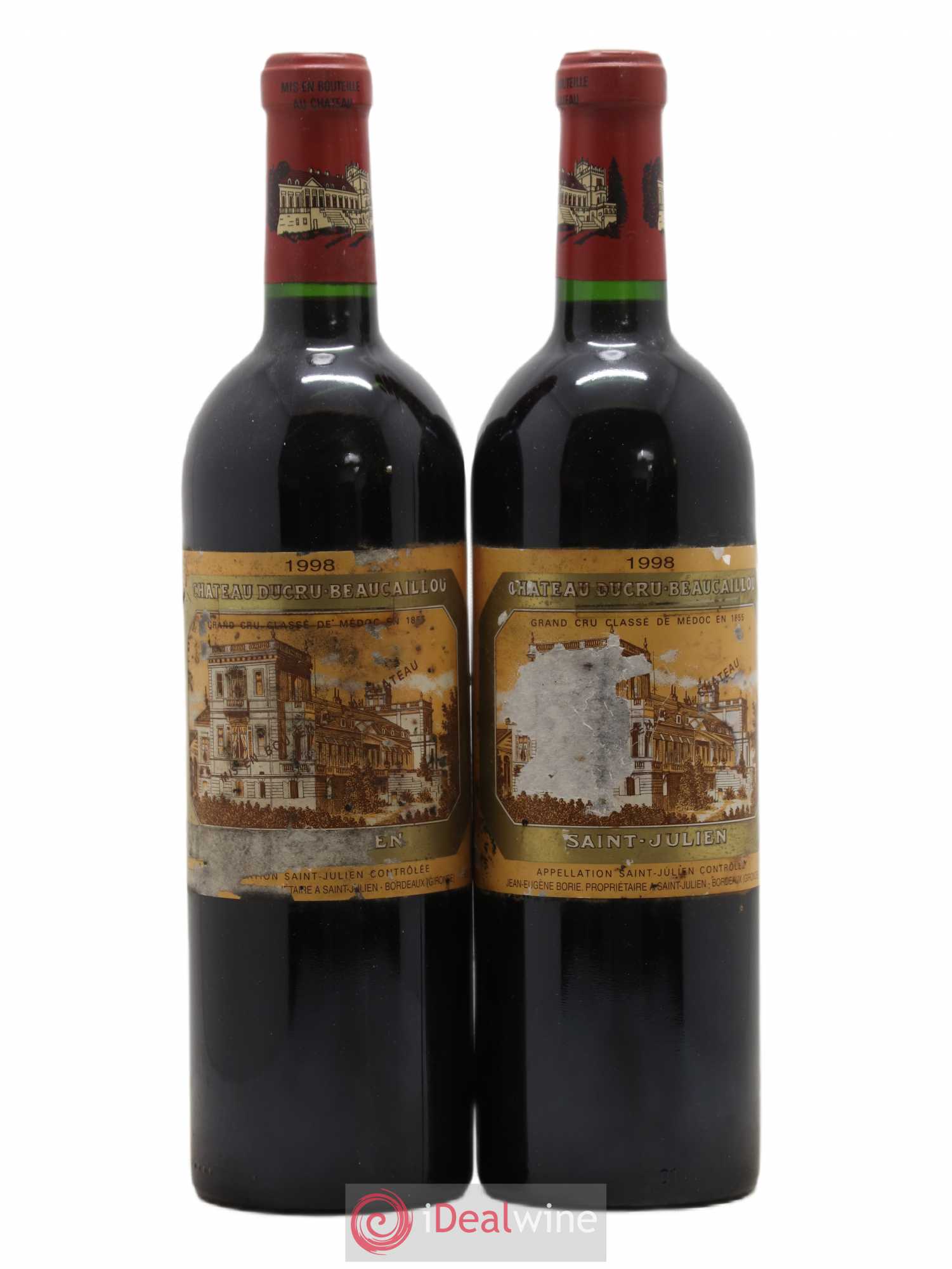 Château Ducru Beaucaillou 2ème Grand Cru Classé 1998 - Lot de 2 bouteilles - 0