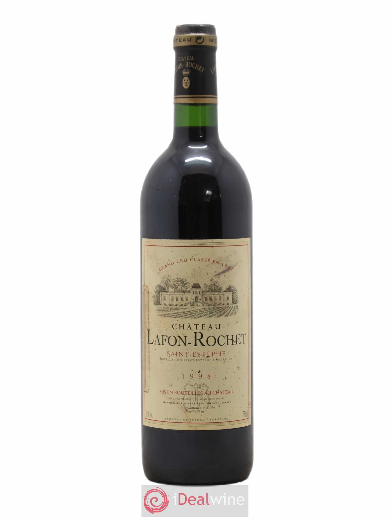 Château Lafon Rochet 4ème Grand Cru Classé 1998 - Lot de 1 bouteille - 0