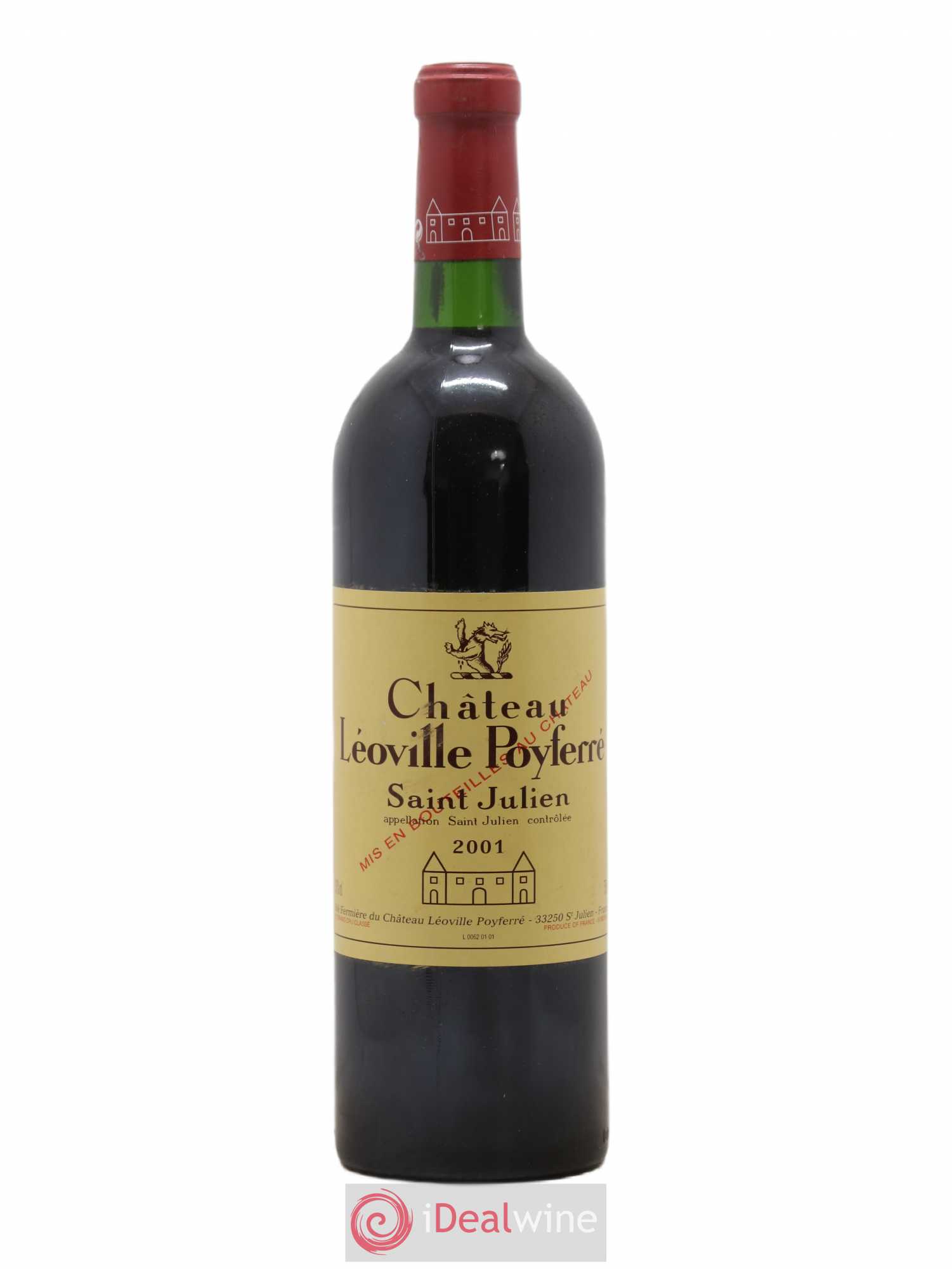 Château Léoville Poyferré 2ème Grand Cru Classé 2001 - Lot de 1 bouteille - 0
