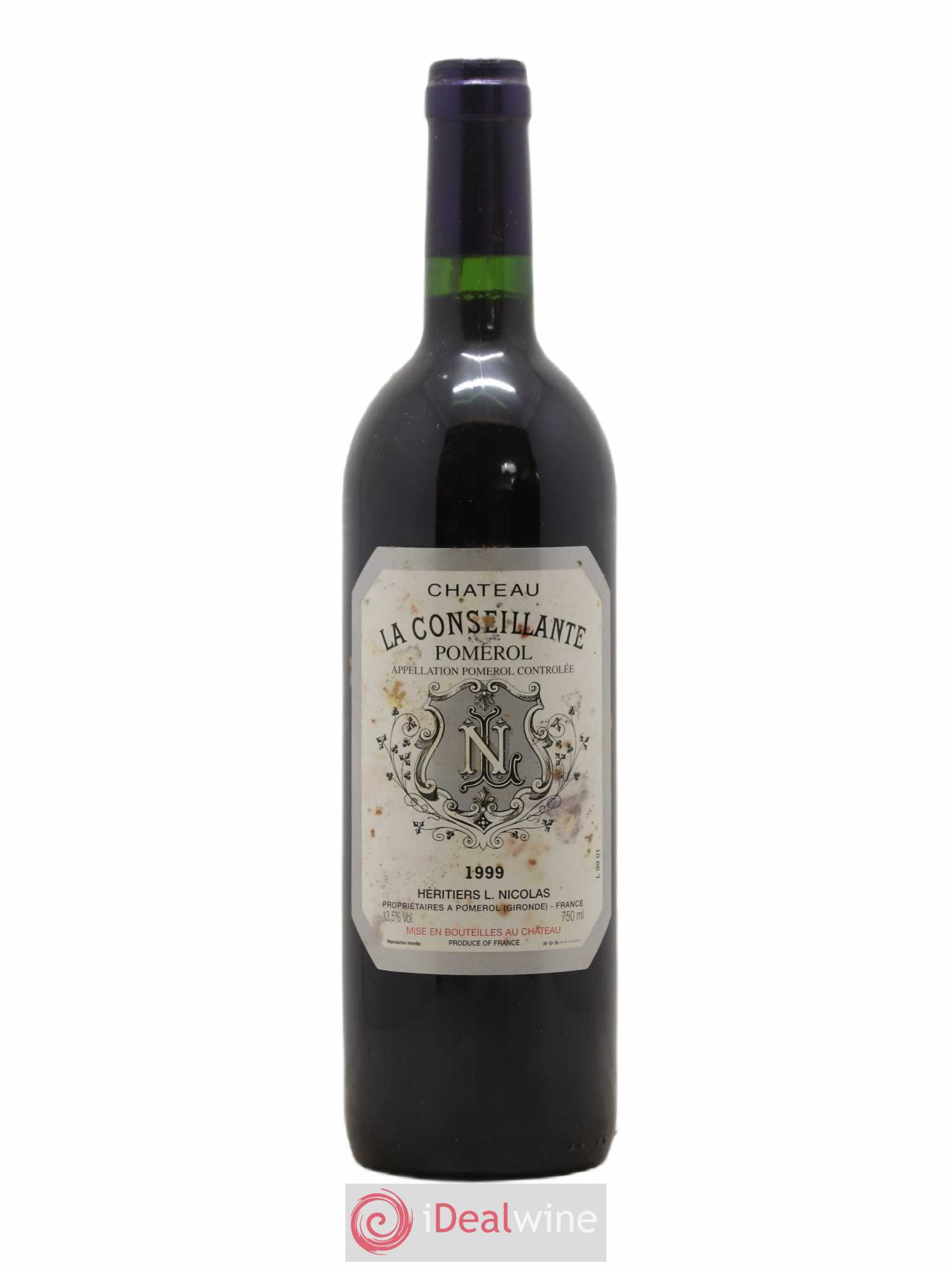 Château la Conseillante 1999 - Lot de 1 bouteille - 0